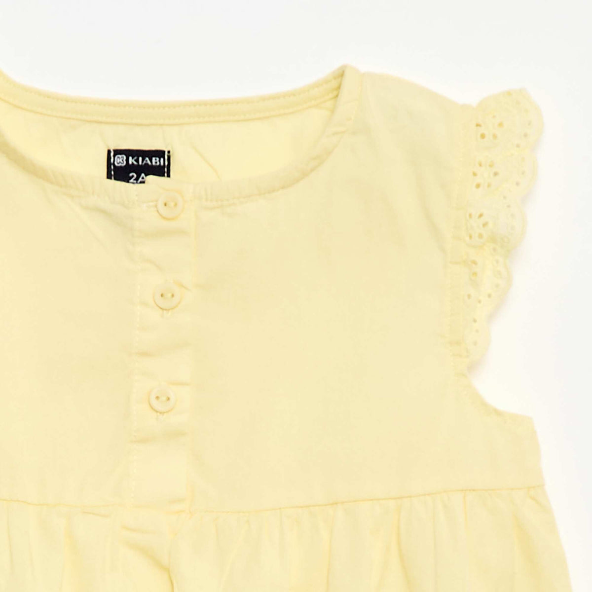 Pijama corto de camiseta de tirantes + Pantalón corto - 2 piezas AMARILLO