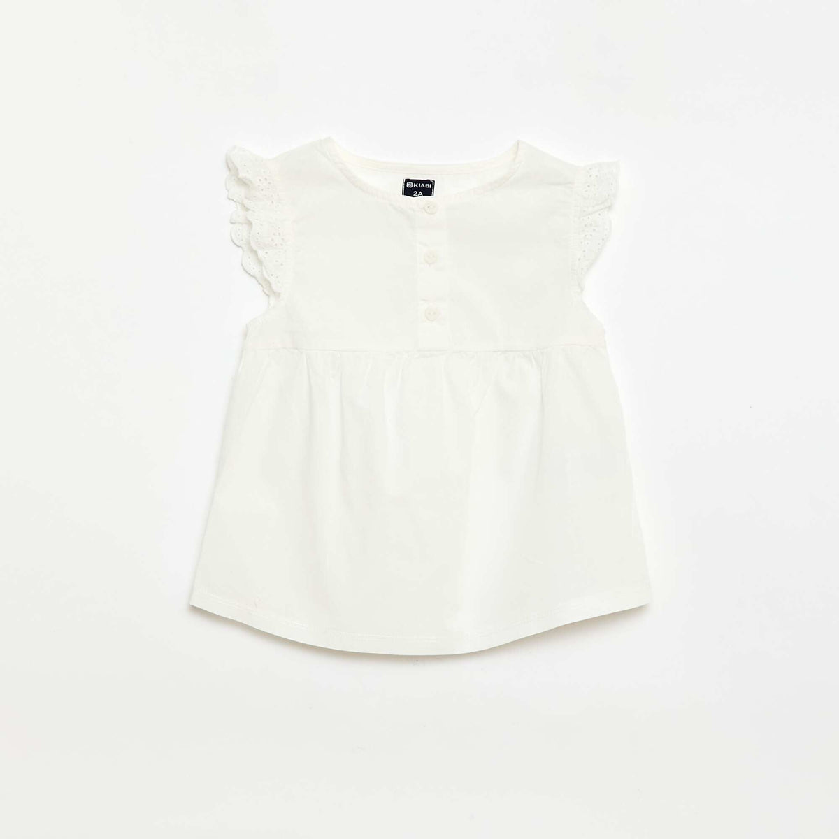 Pijama corto de camiseta de tirantes + Pantalón corto - 2 piezas BLANCO