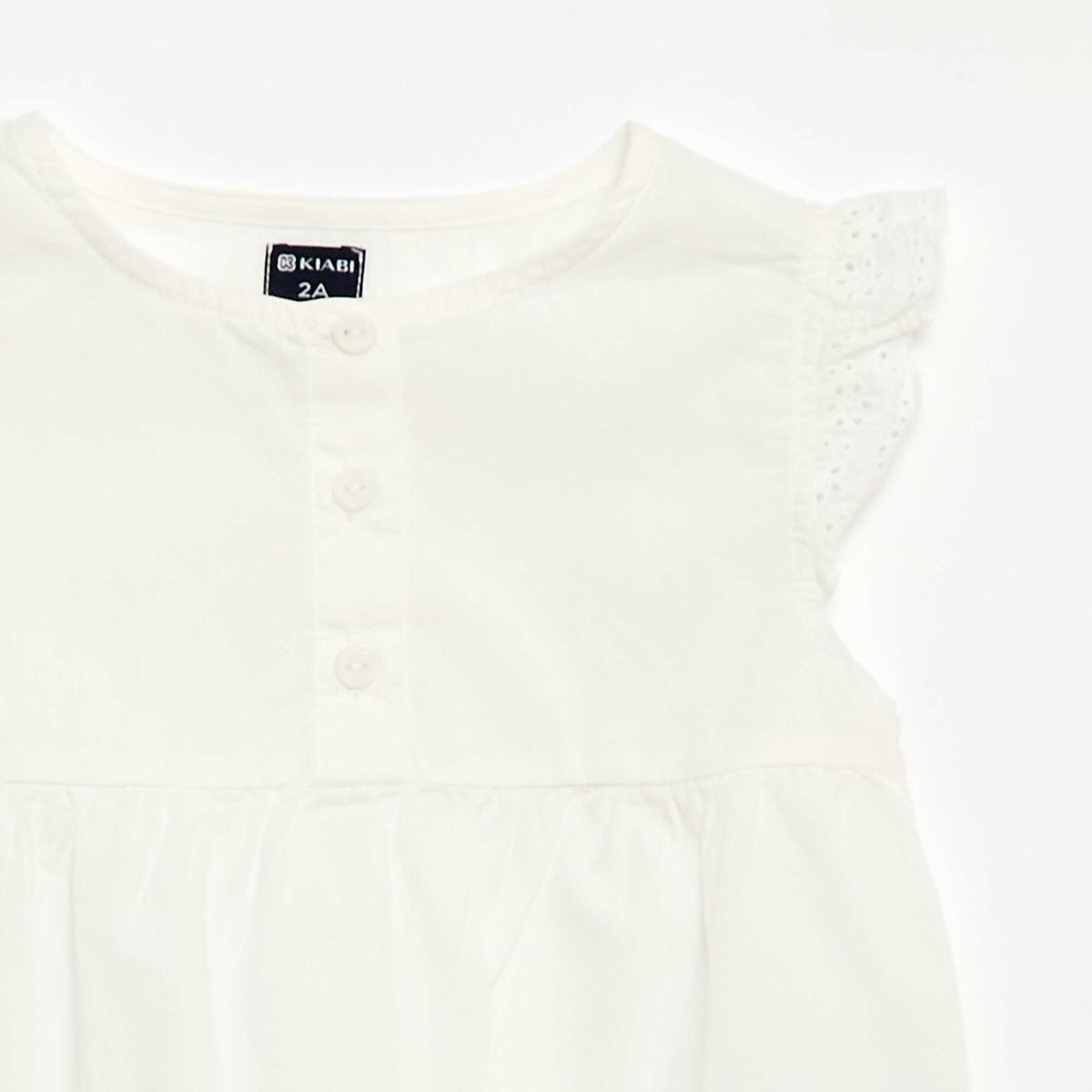 Pijama corto de camiseta de tirantes + Pantalón corto - 2 piezas BLANCO