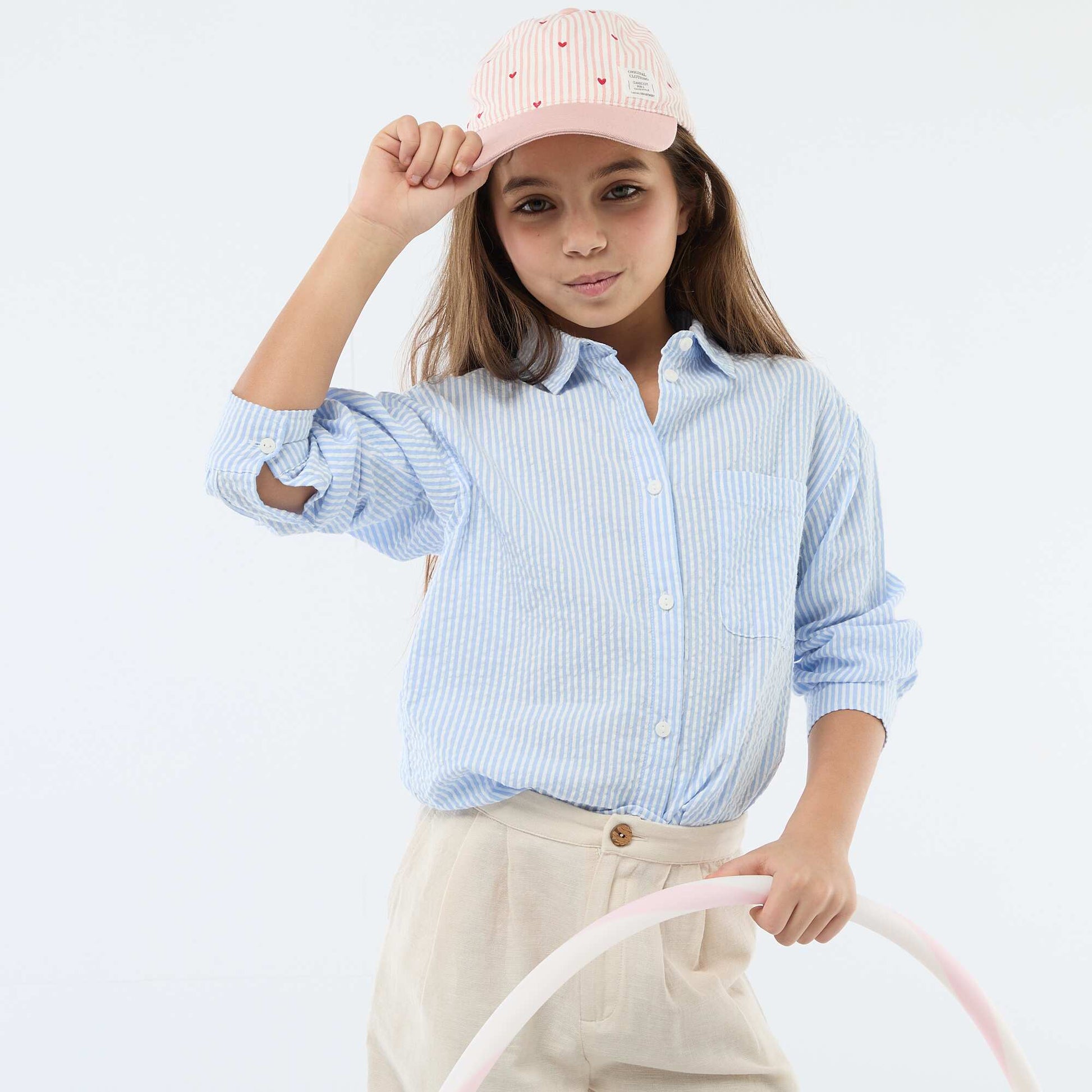 Camisa de rayas AZUL
