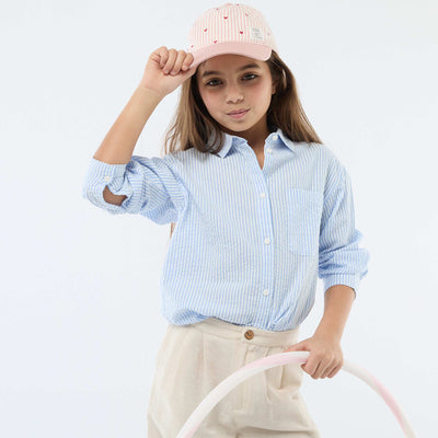 Camisa de rayas AZUL