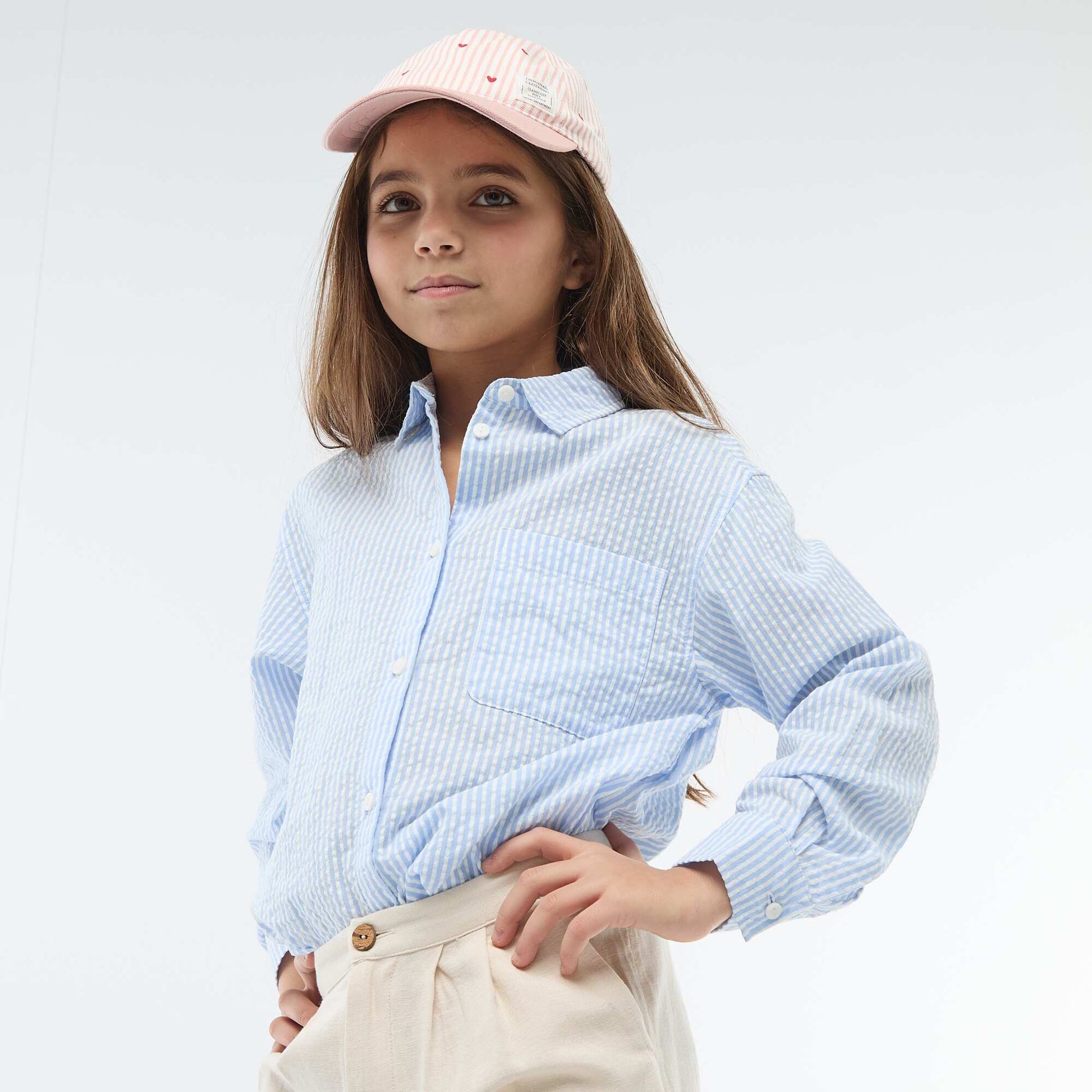 Camisa de rayas AZUL