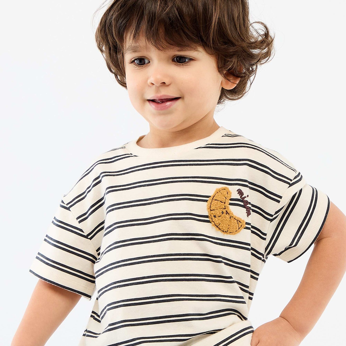 Camiseta de manga corta con estampado AMARILLO
