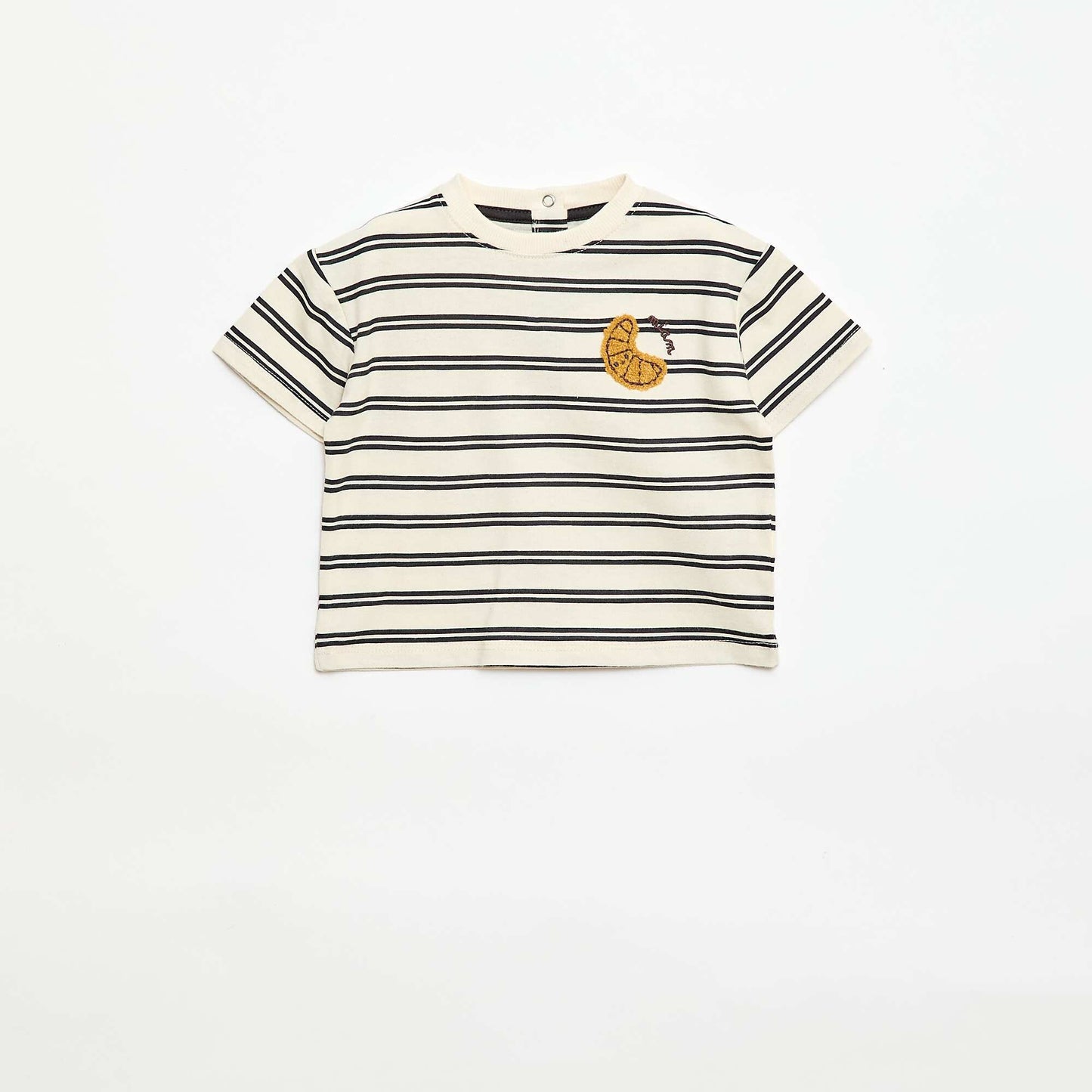 Camiseta de manga corta con estampado AMARILLO
