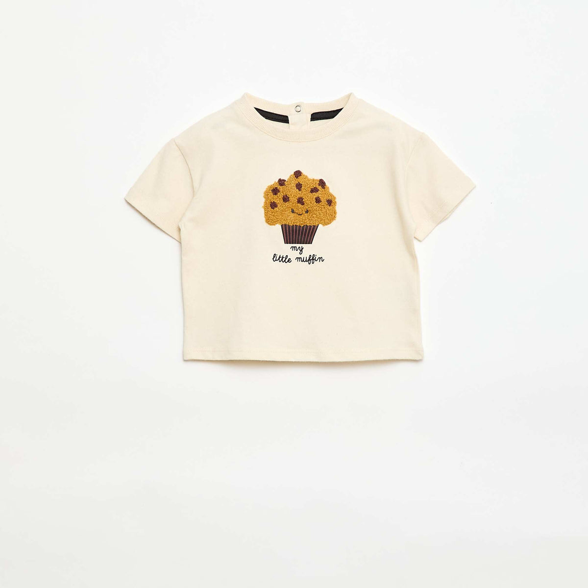 Camiseta de manga corta con estampado BLANCO