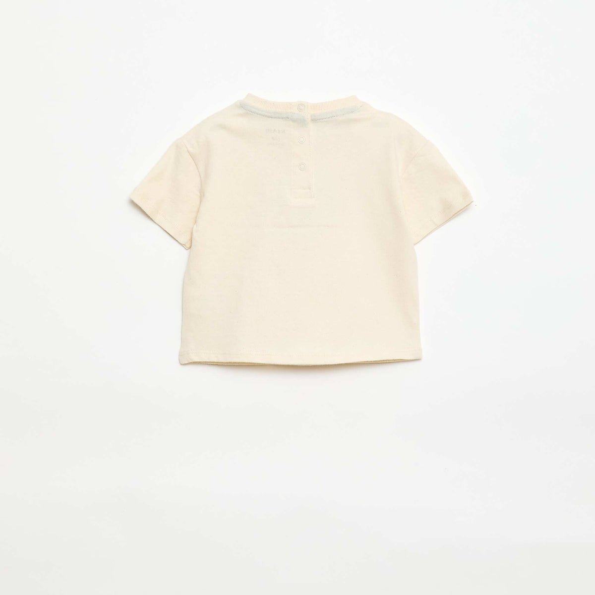 Camiseta de manga corta con estampado BLANCO
