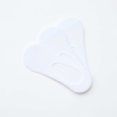 Pack de 3 bailarinas protectoras invisibles para pies BLANCO