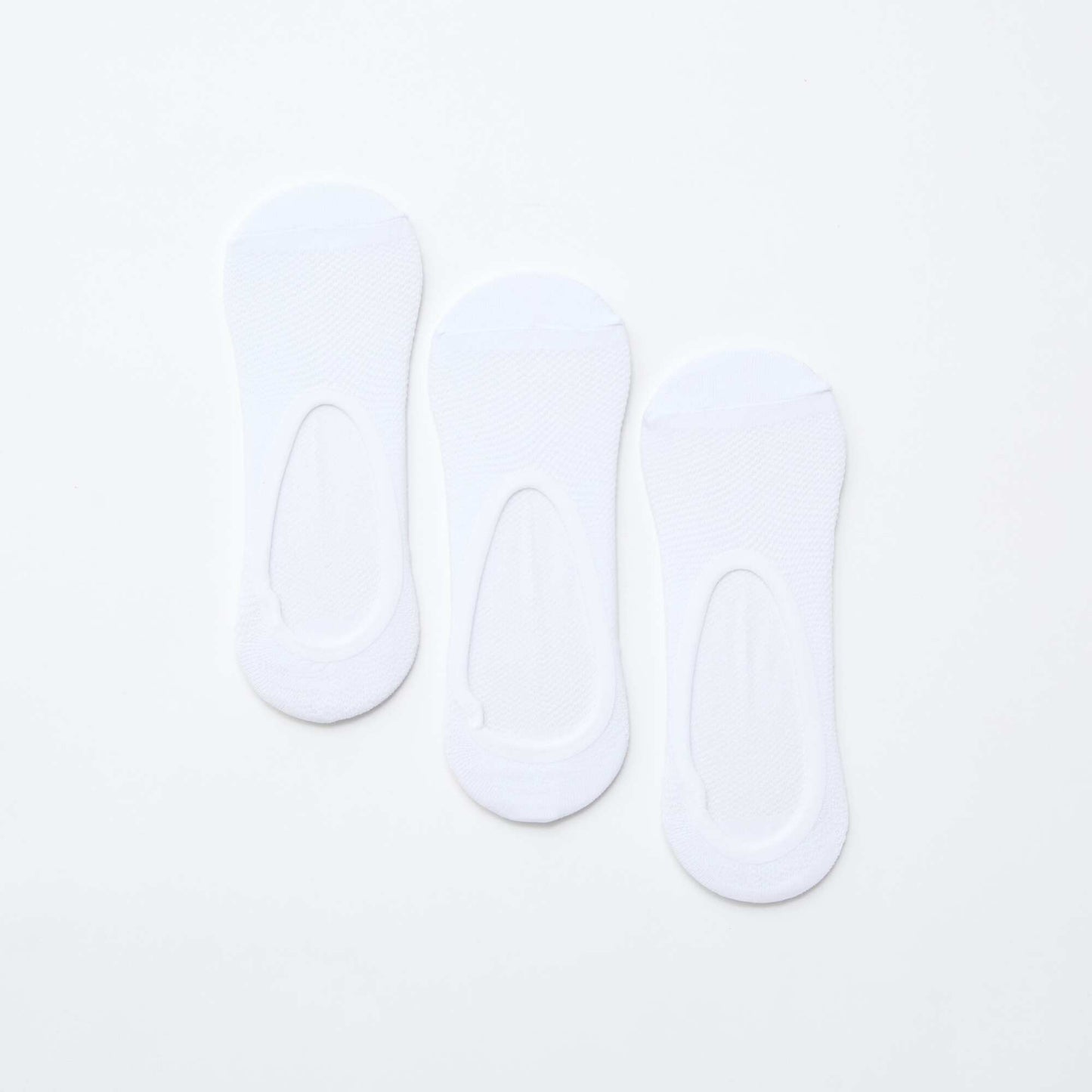 Pack de 3 bailarinas protectoras invisibles para pies BLANCO