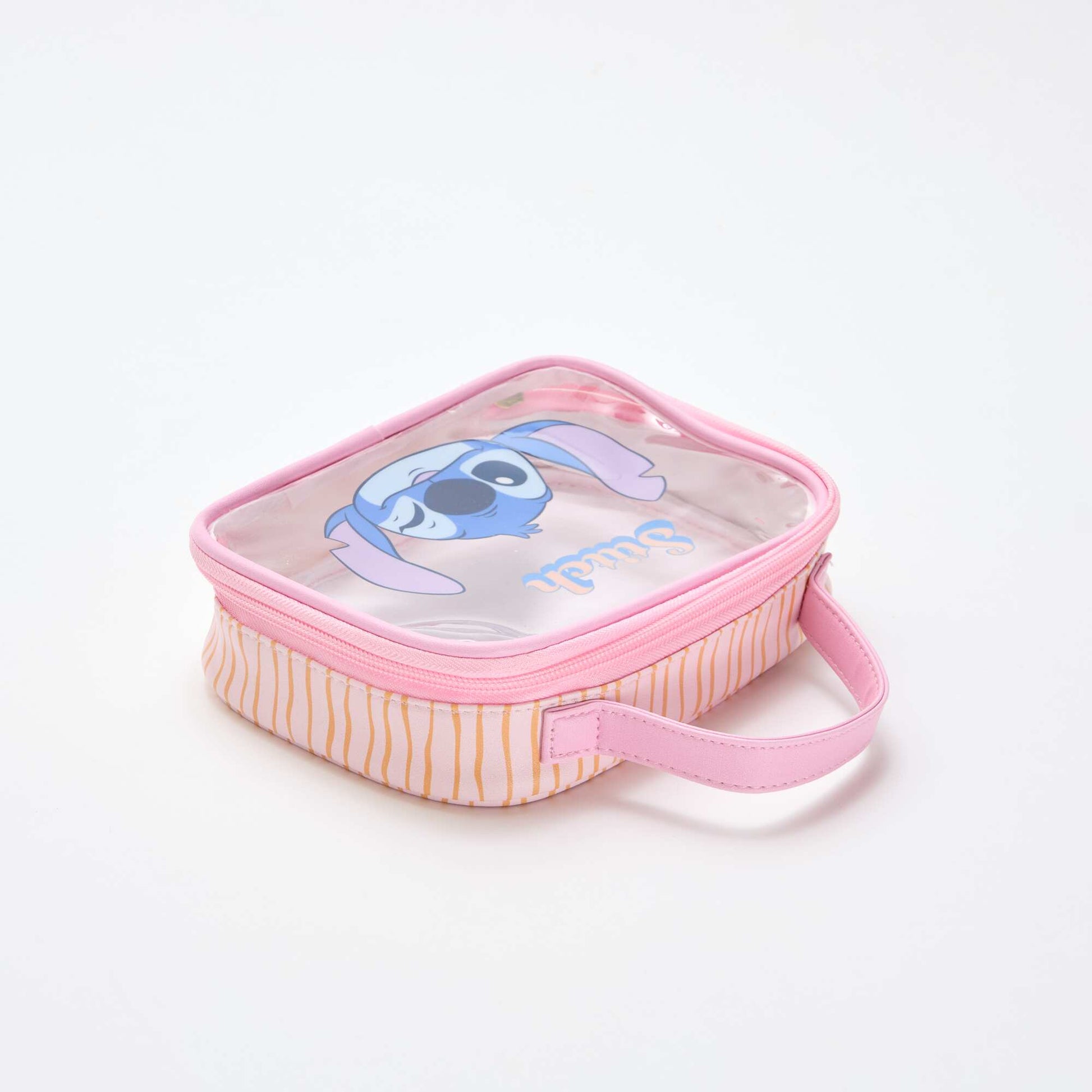 Caja de almacenamiento 'Disney' 'Stitch' transparente ROSA