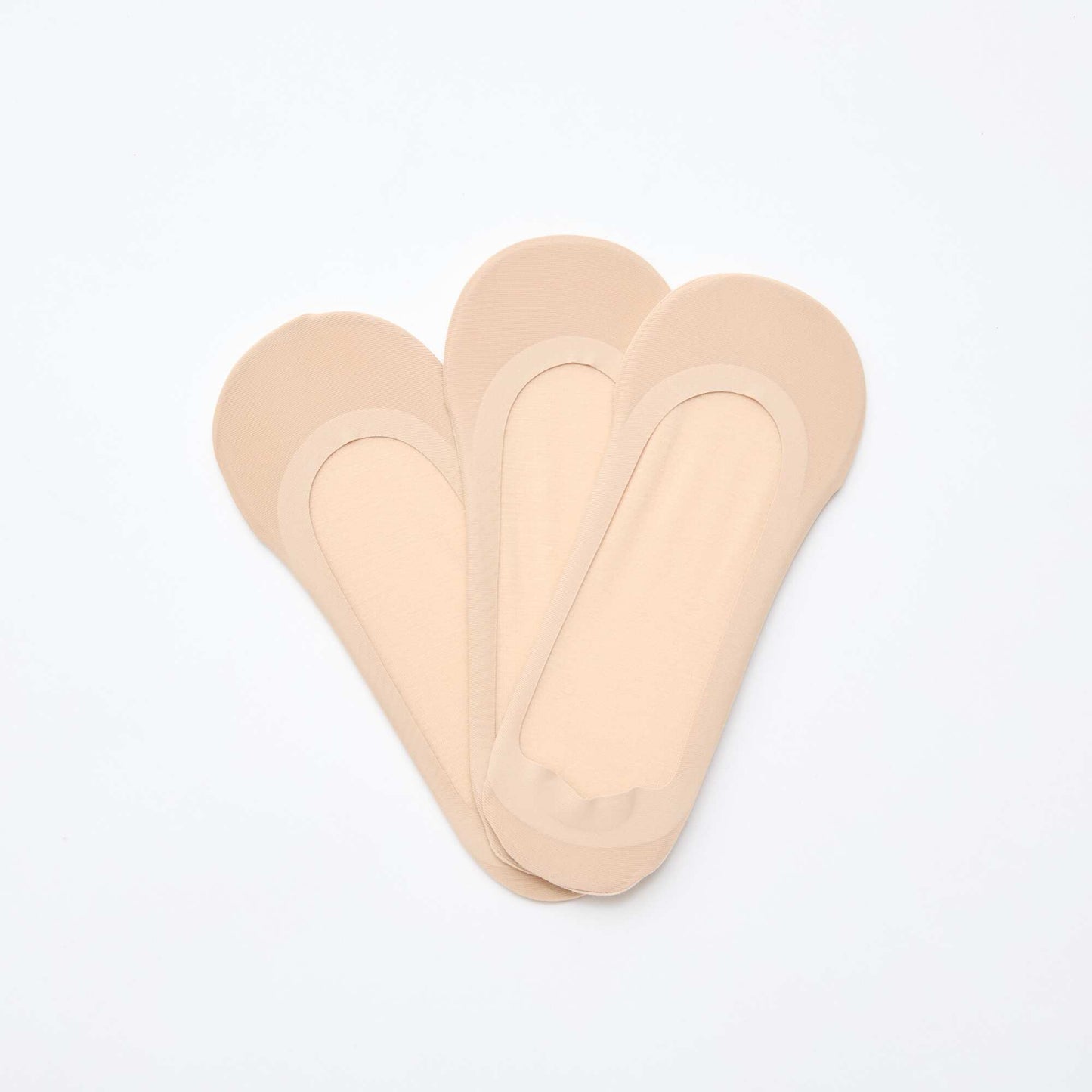 Pack de 3 medias invisibles BEIGE