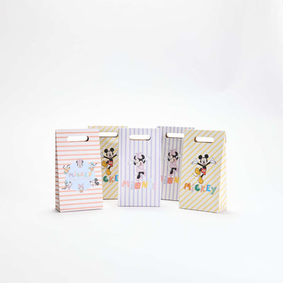 Pack de 5 pequeñas bolsas de regalo PURPURA