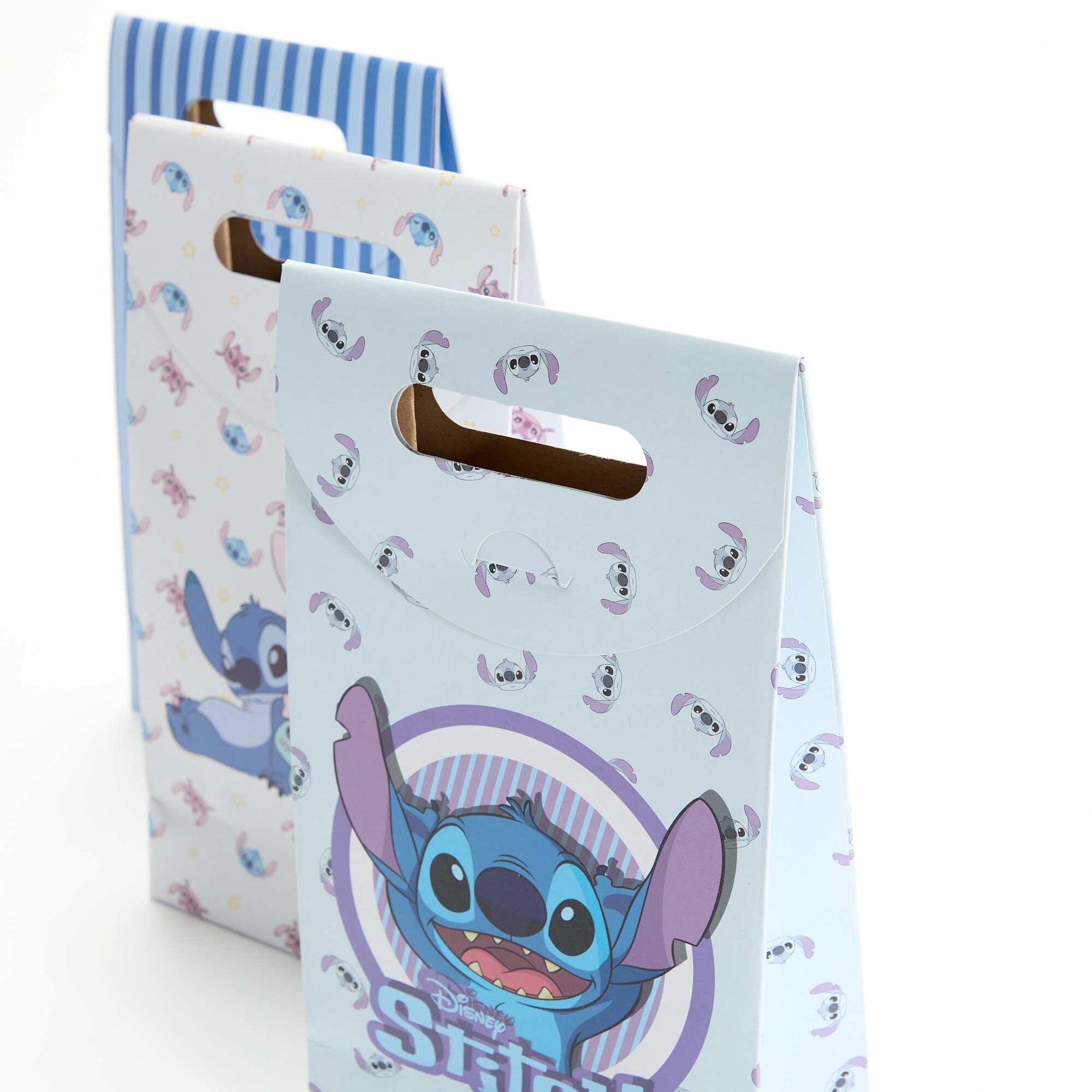 Pack de 5 bolsas de regalo 'Stitch' de Disney AZUL