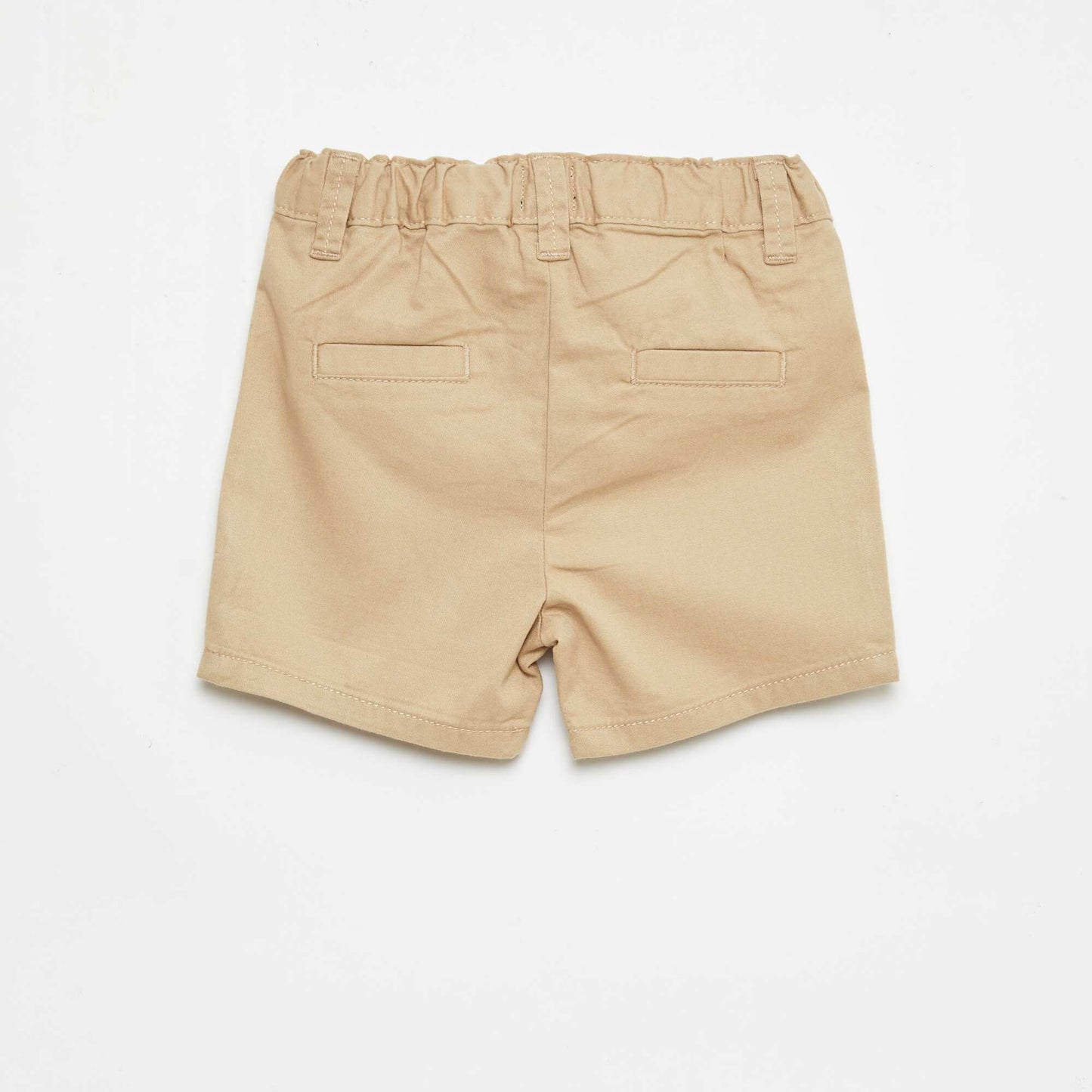 Jean corto chino con cintura ajustable MARRóN