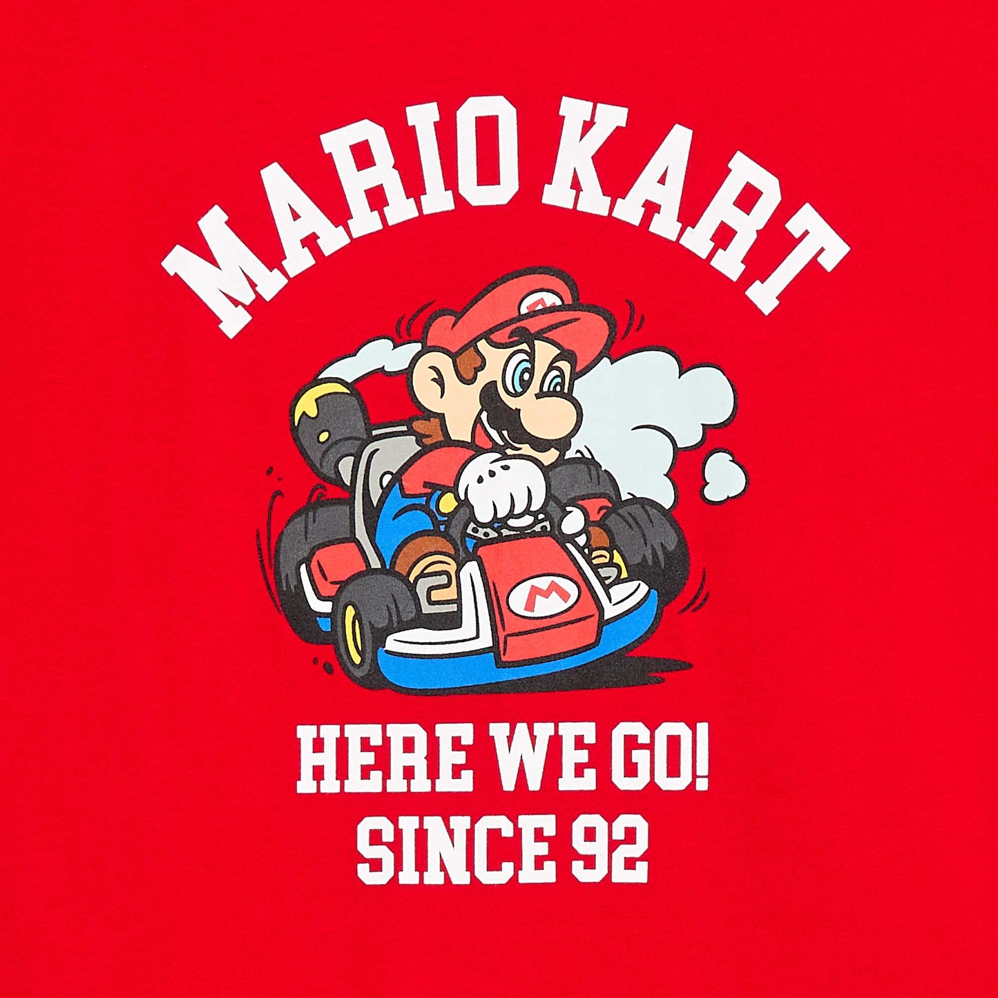Camiseta 'Nintendo' 'Mario' de algodón liso ROJO