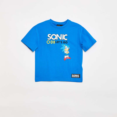 Camiseta 'Sonic' de manga corta AZUL