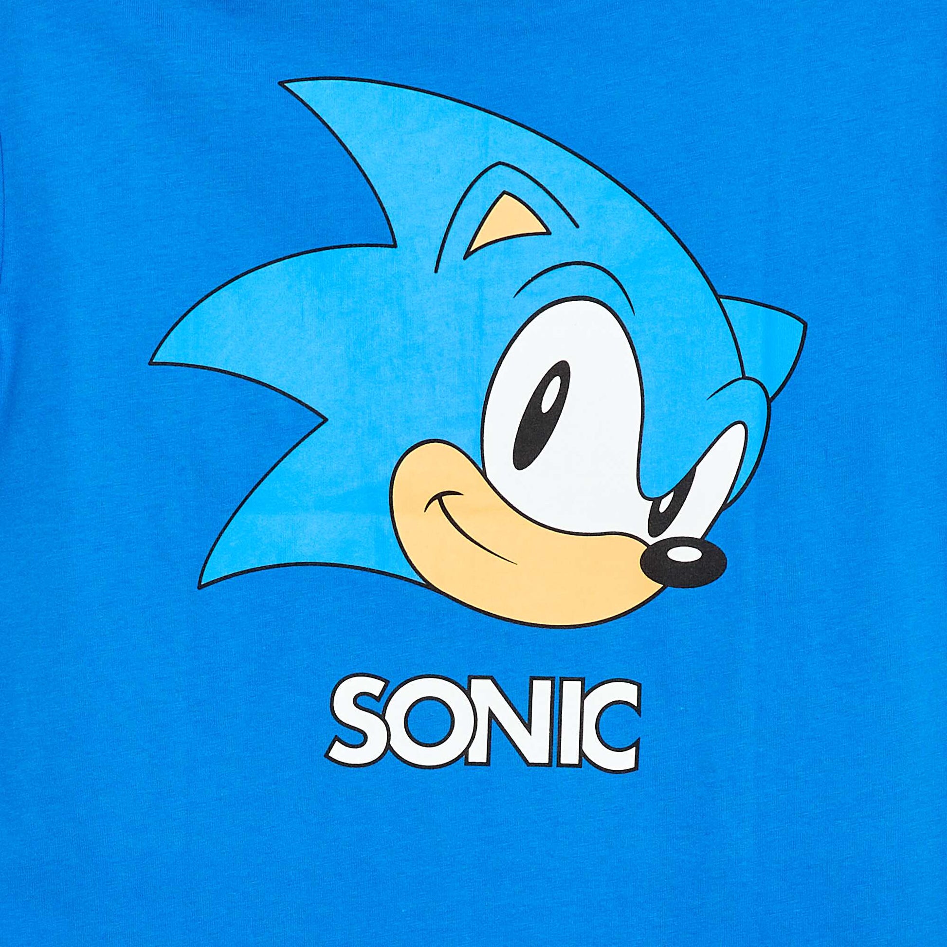 Camiseta 'Sonic' de manga corta AZUL