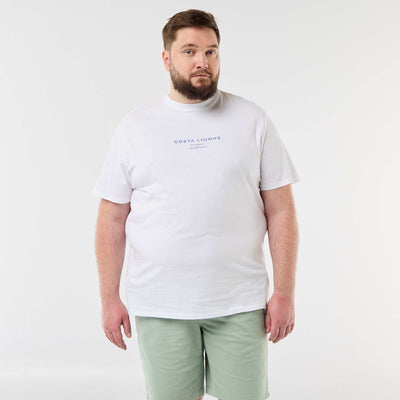 Camiseta de manga corta estampada BLANCO