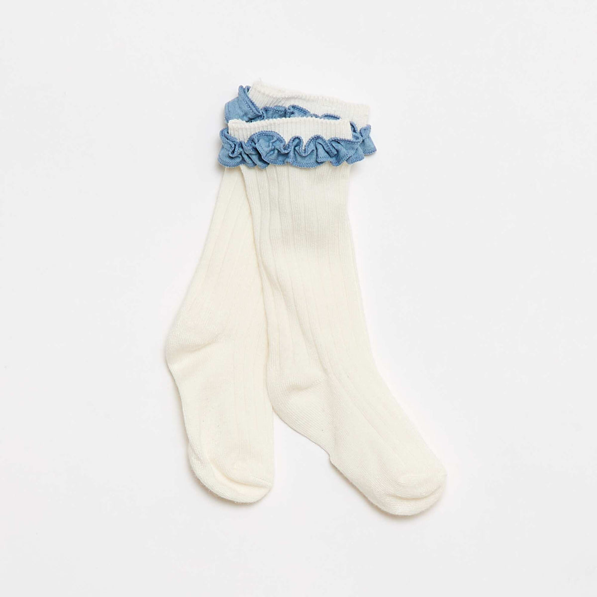 Conjunto de 3 piezas pelele + sombrero + medias AZUL