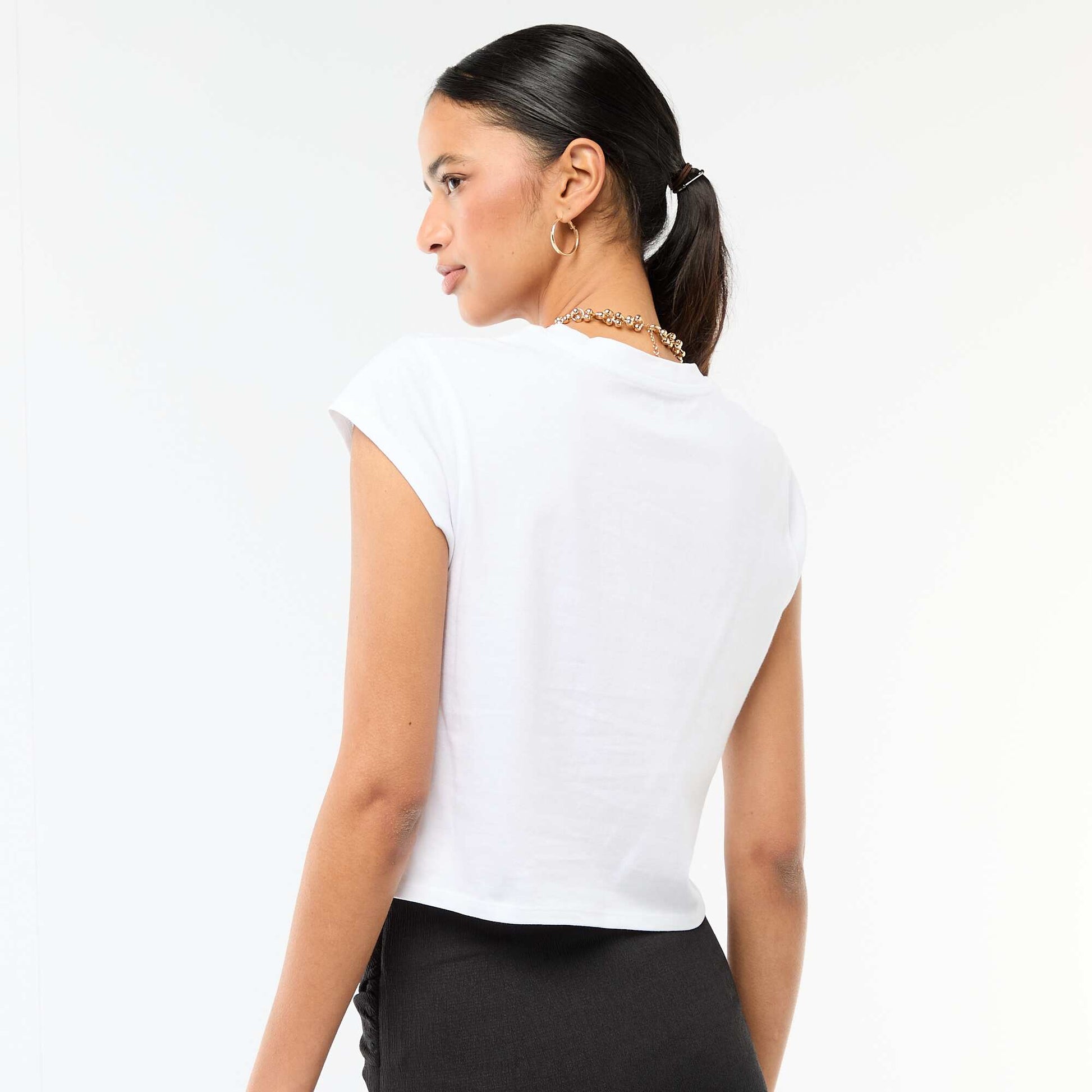 Camiseta 'Minnie' cropped 'Disney' BLANCO