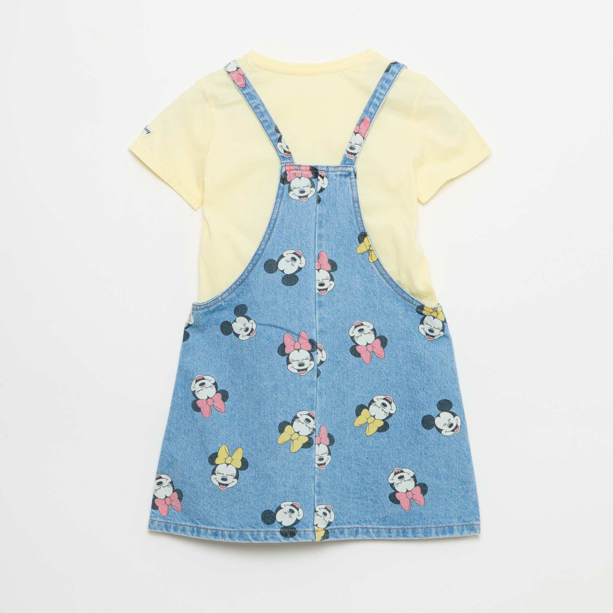 Enterito jean con camiseta AMARILLO