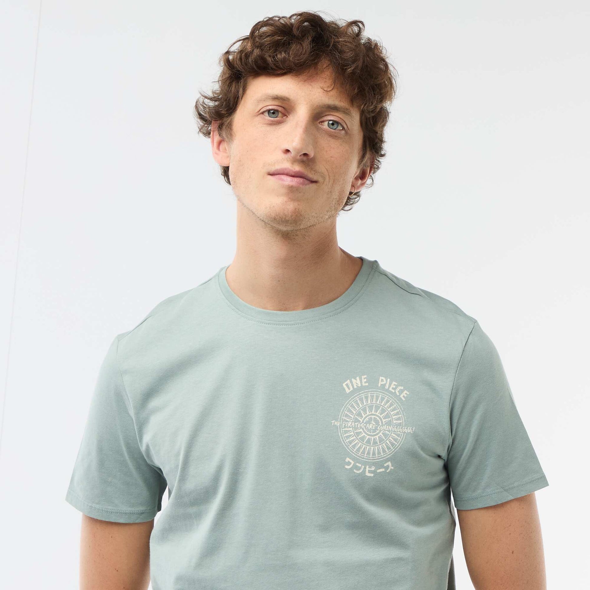 Camiseta estampada 'One Piece' AZUL