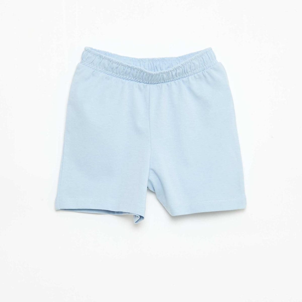 Conjunto de pijama corto camiseta + pantalón corto - 2 piezas AZUL