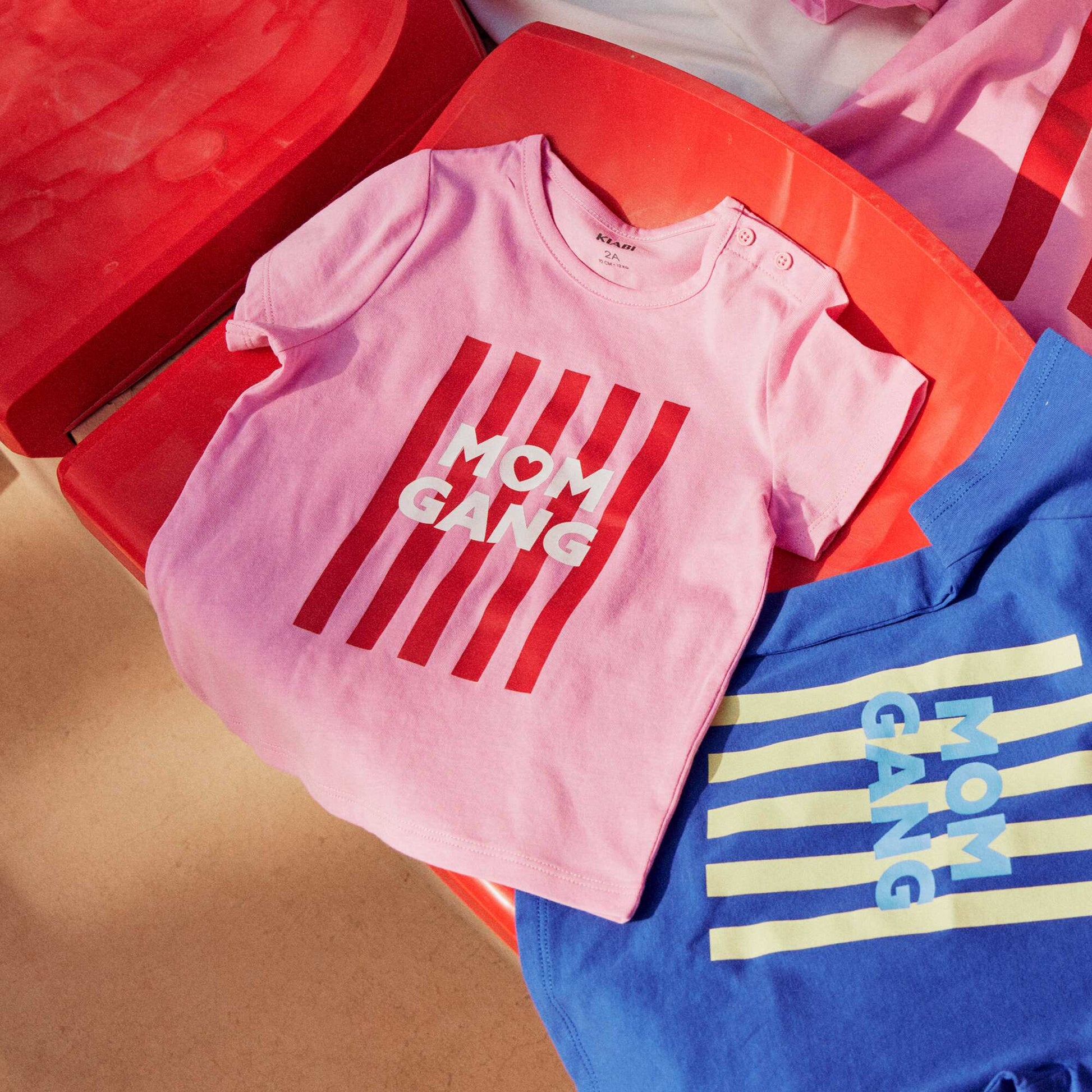 Camiseta especial Día de la Madre en punto de algodón ROSA