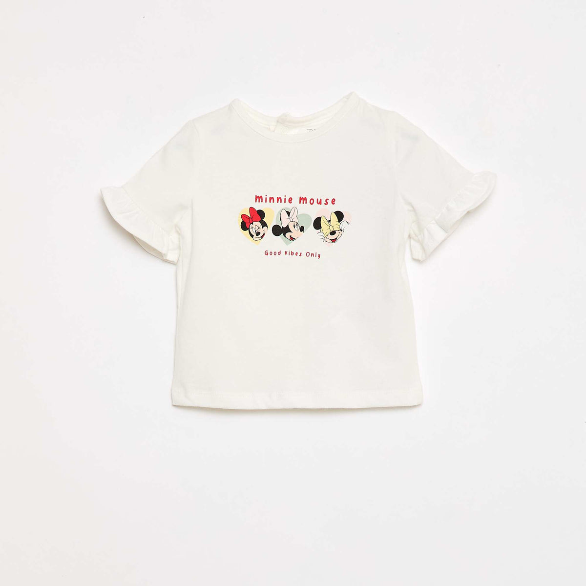 Camiseta 'Disney' de manga corta BLANCO