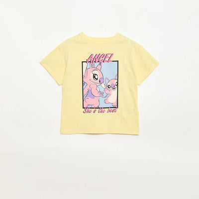 Camiseta 'Disney' 'Angel' de algodón liso AMARILLO