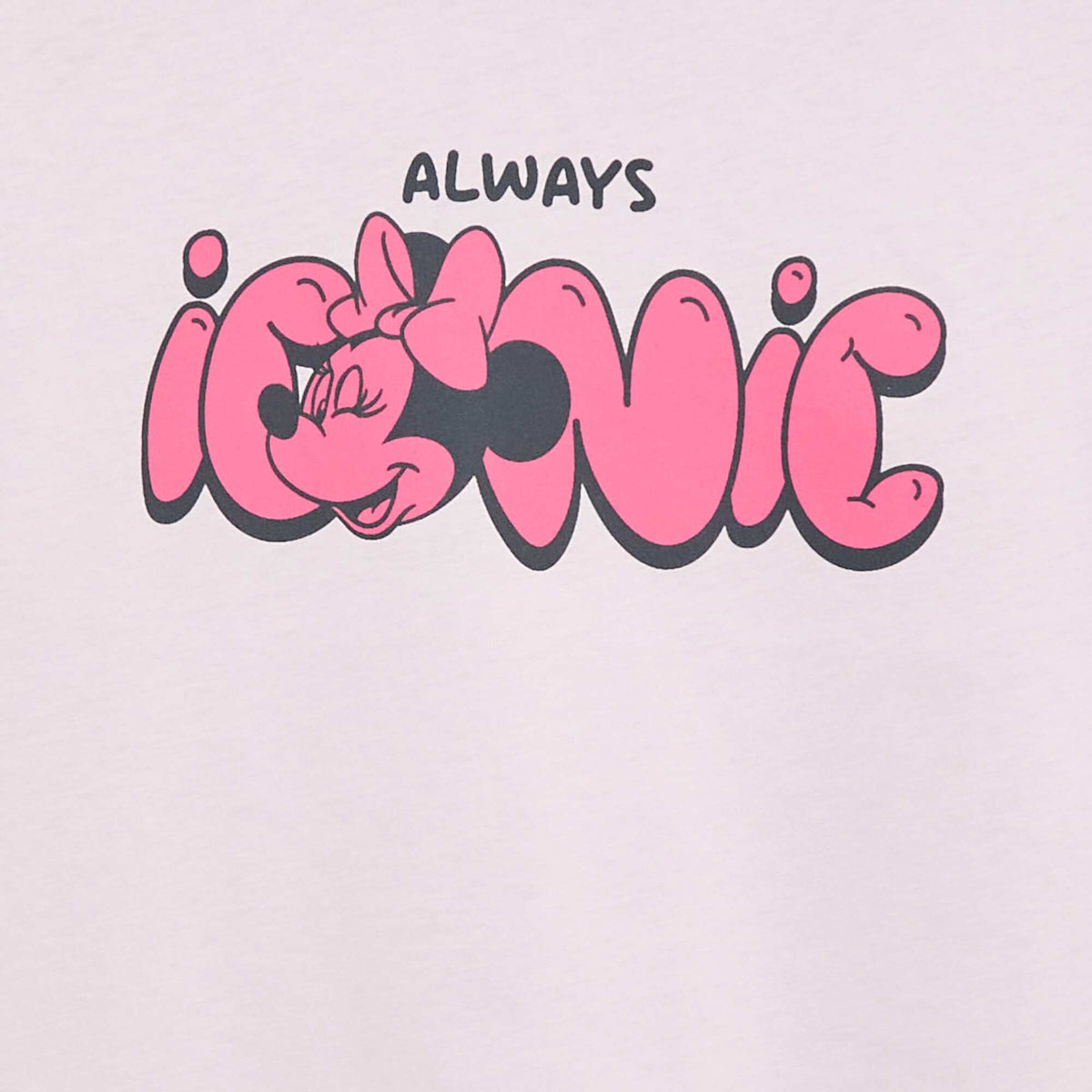 Camiseta 'Disney' 'Minnie' en algodón liso PURPURA