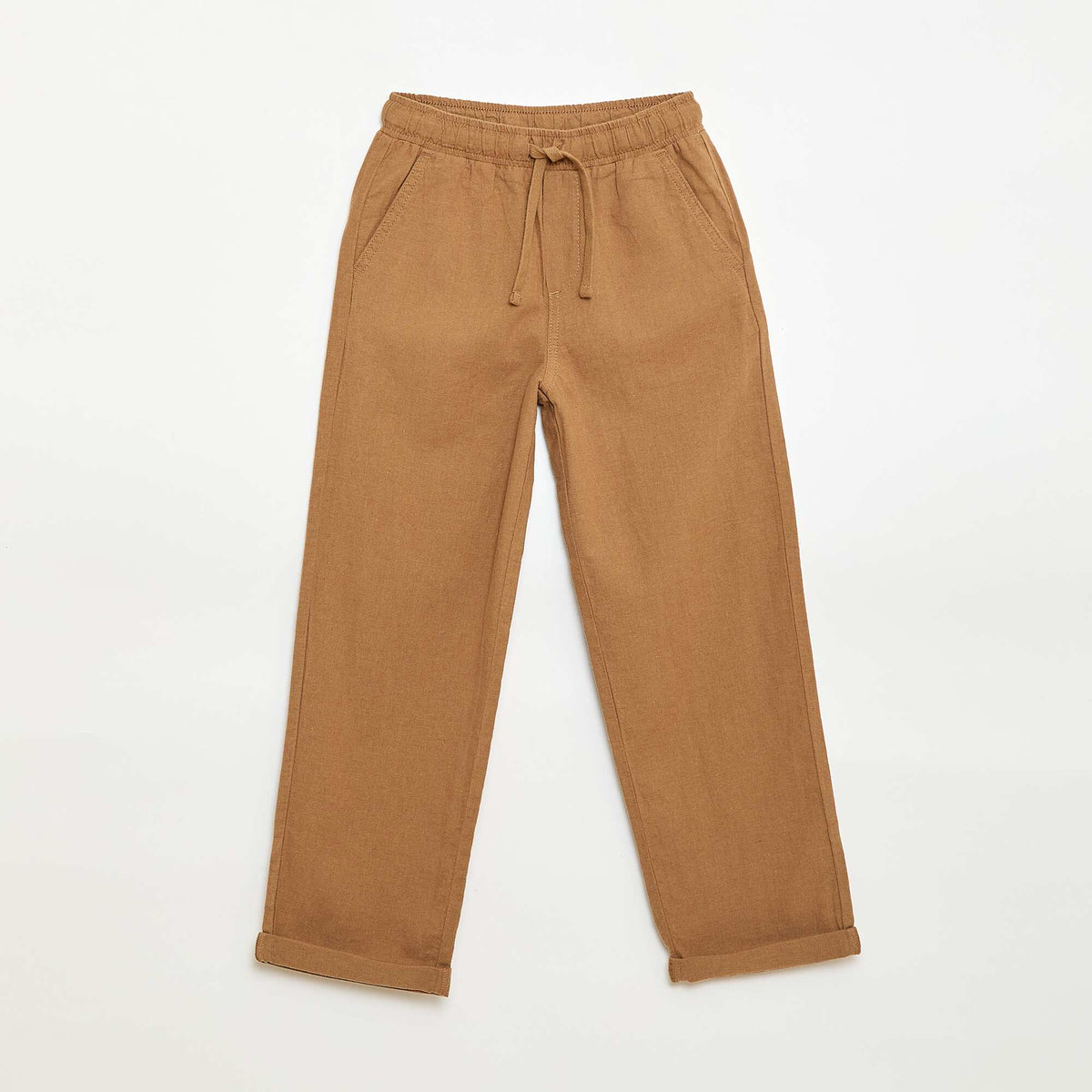 Chándal de lino mezclado BEIGE
