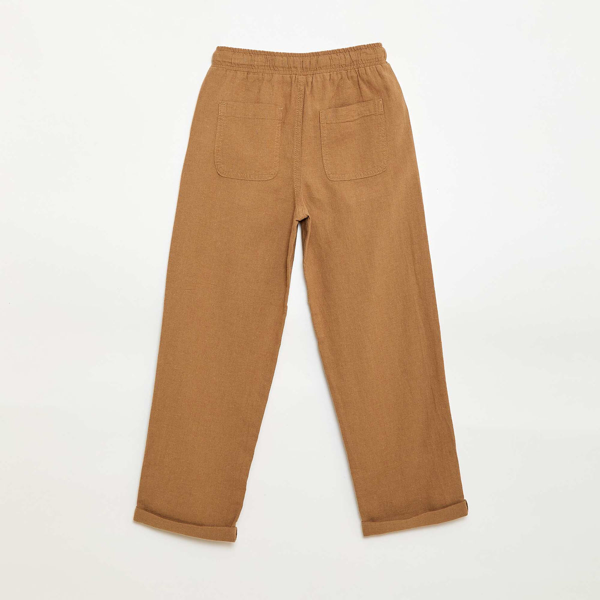 Chándal de lino mezclado BEIGE