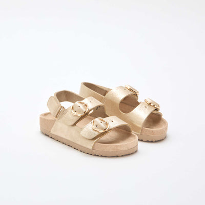 Sandalias de doble tira AMARILLO