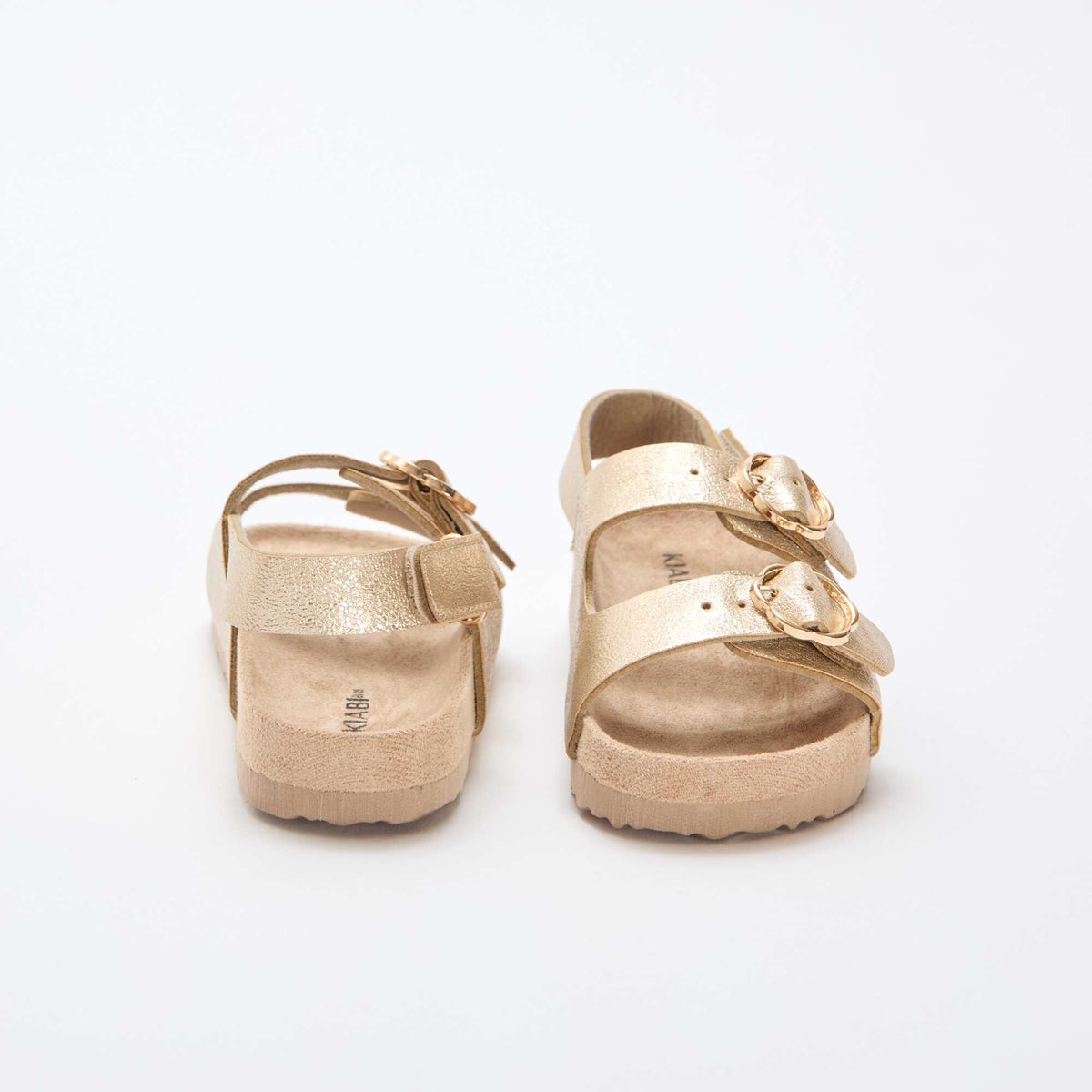 Sandalias de doble tira AMARILLO
