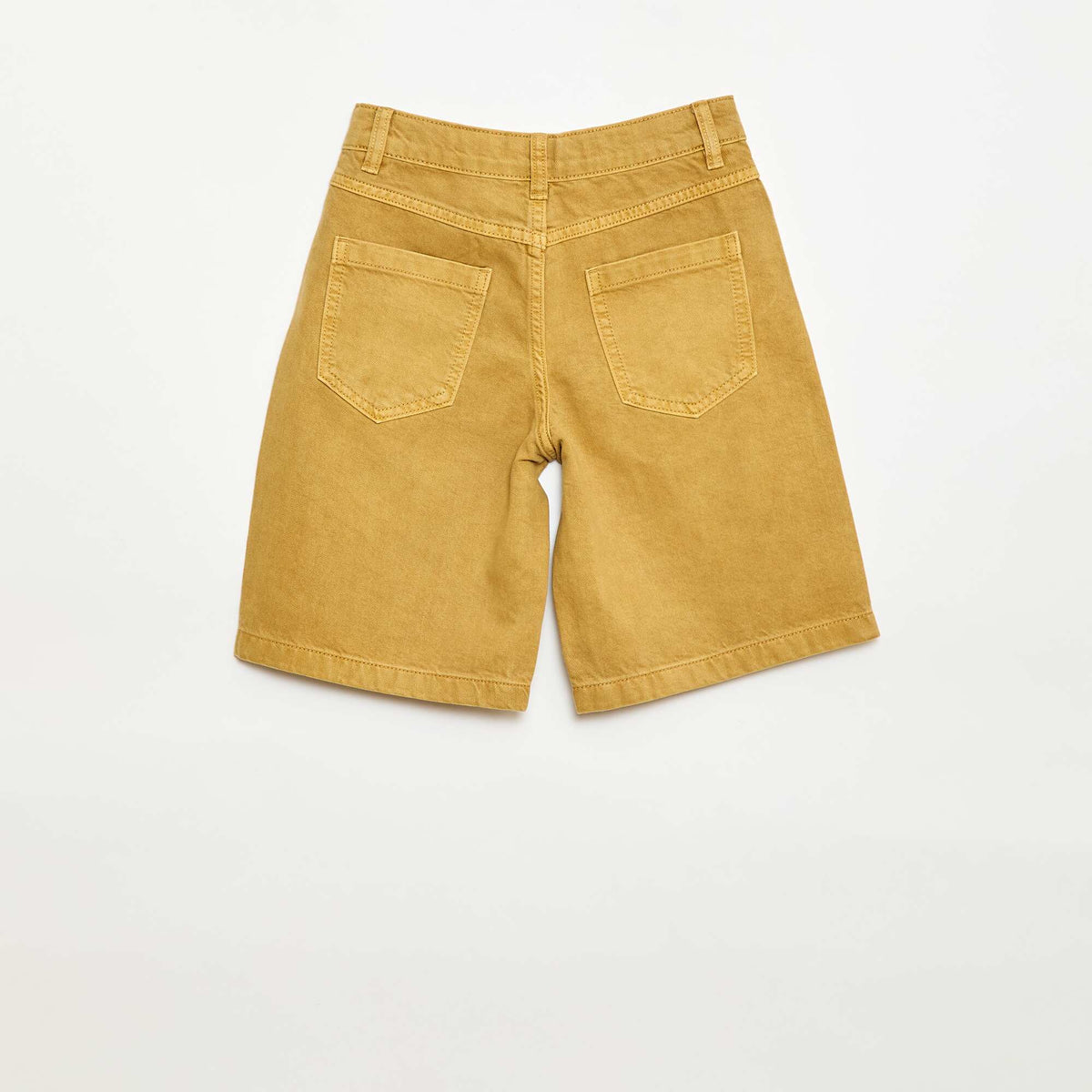 Bermuda de sarga 5 bolsillos AMARILLO