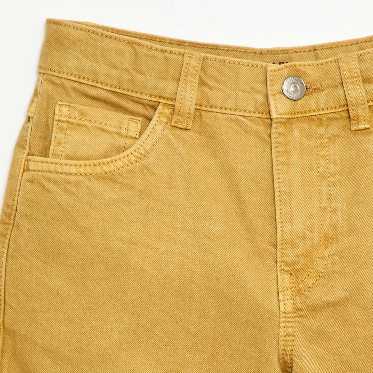 Bermuda de sarga 5 bolsillos AMARILLO