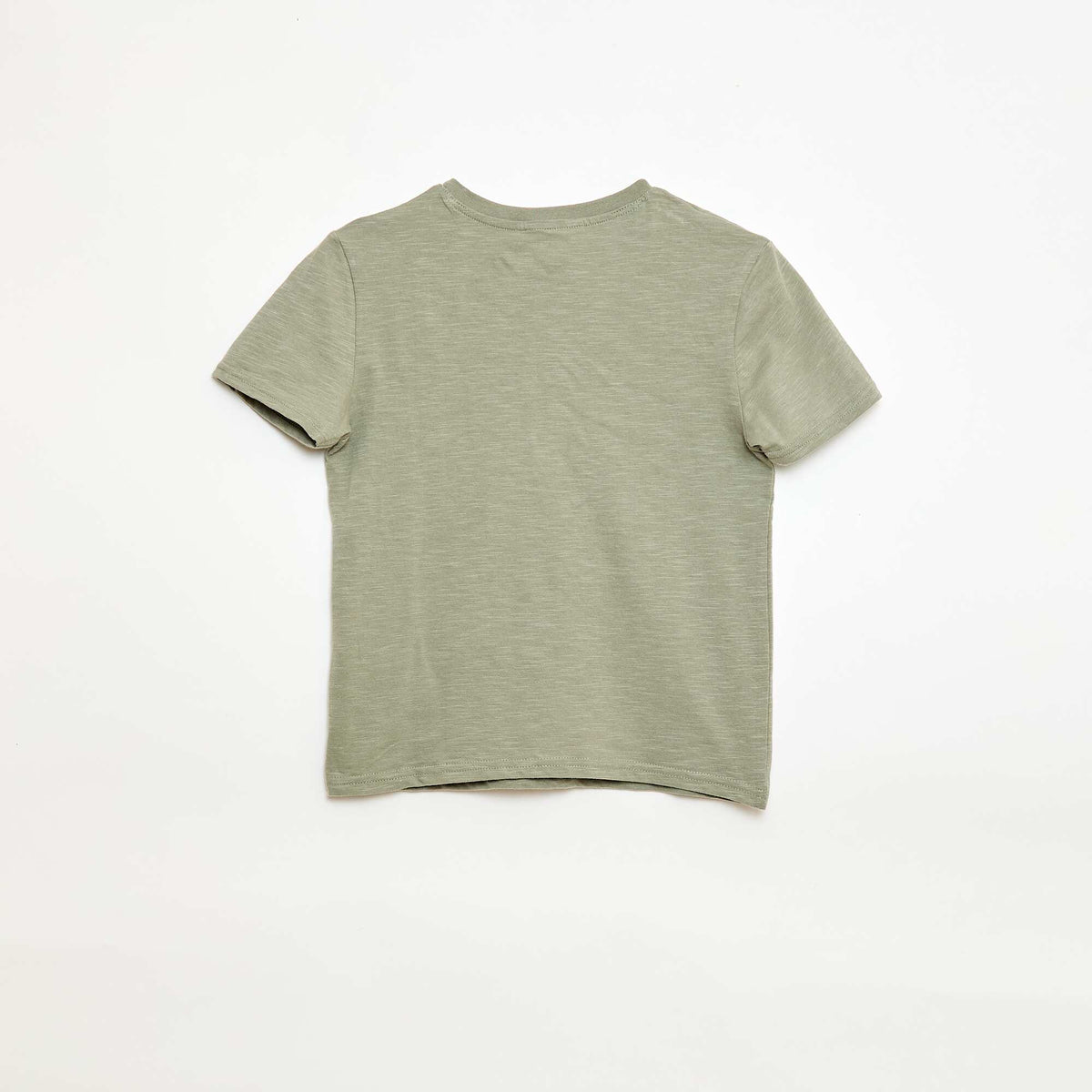 Camiseta con cuello tunecino VERDE