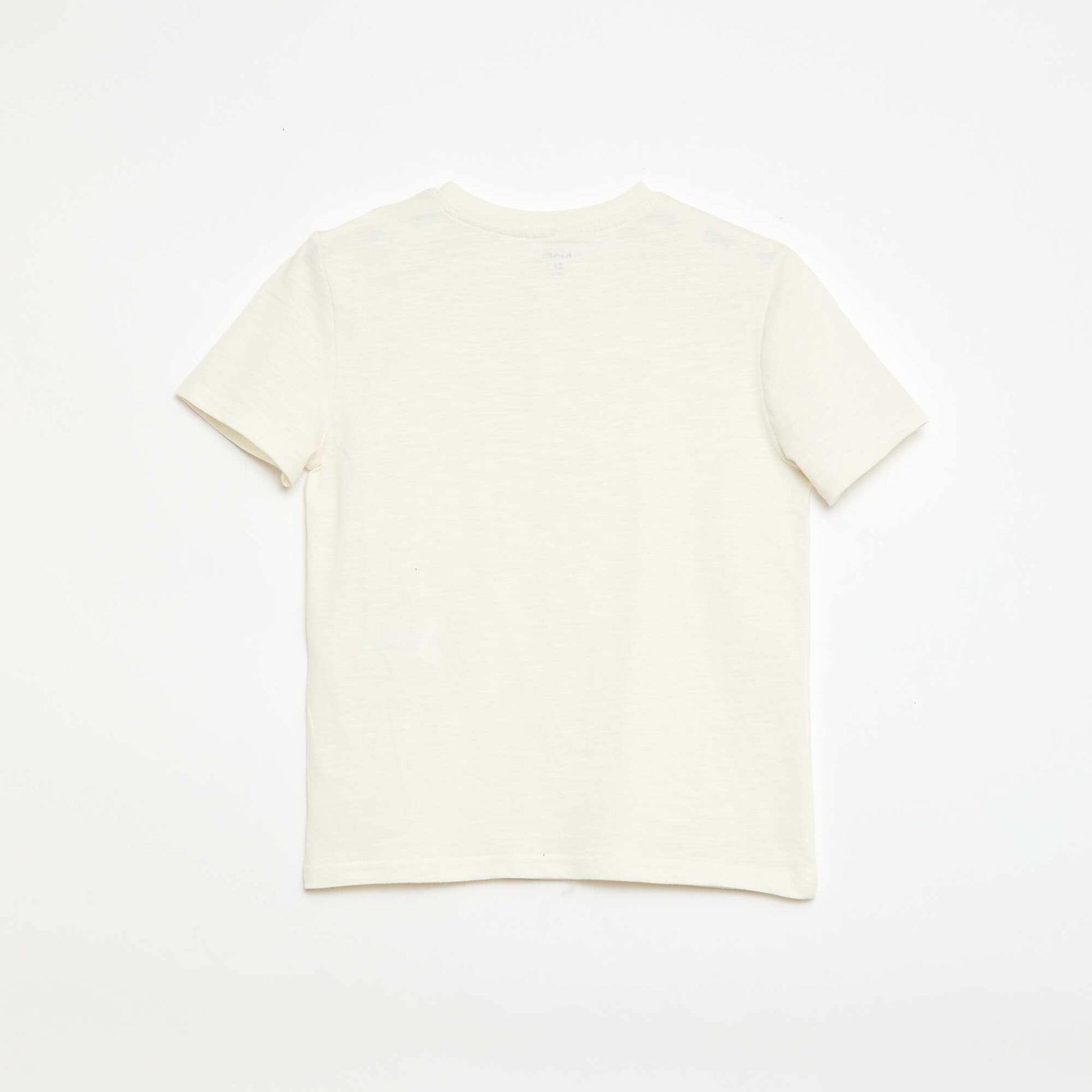 Camiseta con cuello tunecino BLANCO