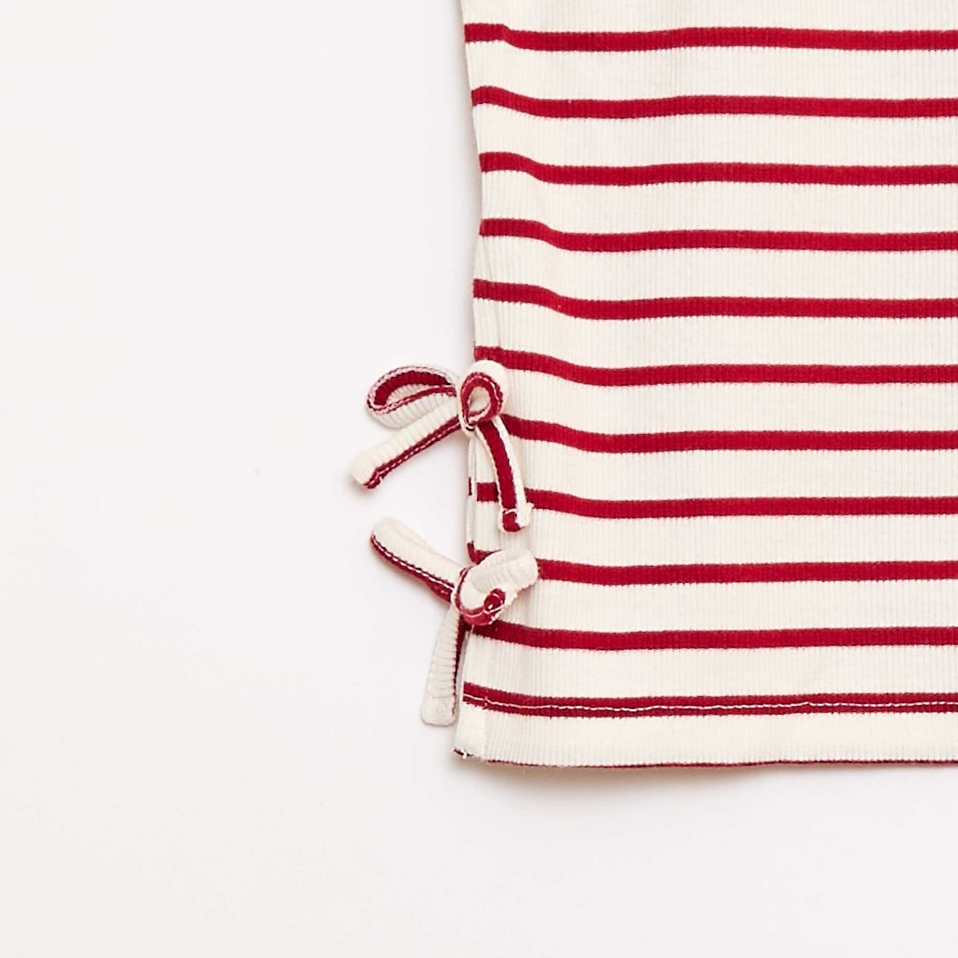 Camiseta lisa con nudos originales ROJO