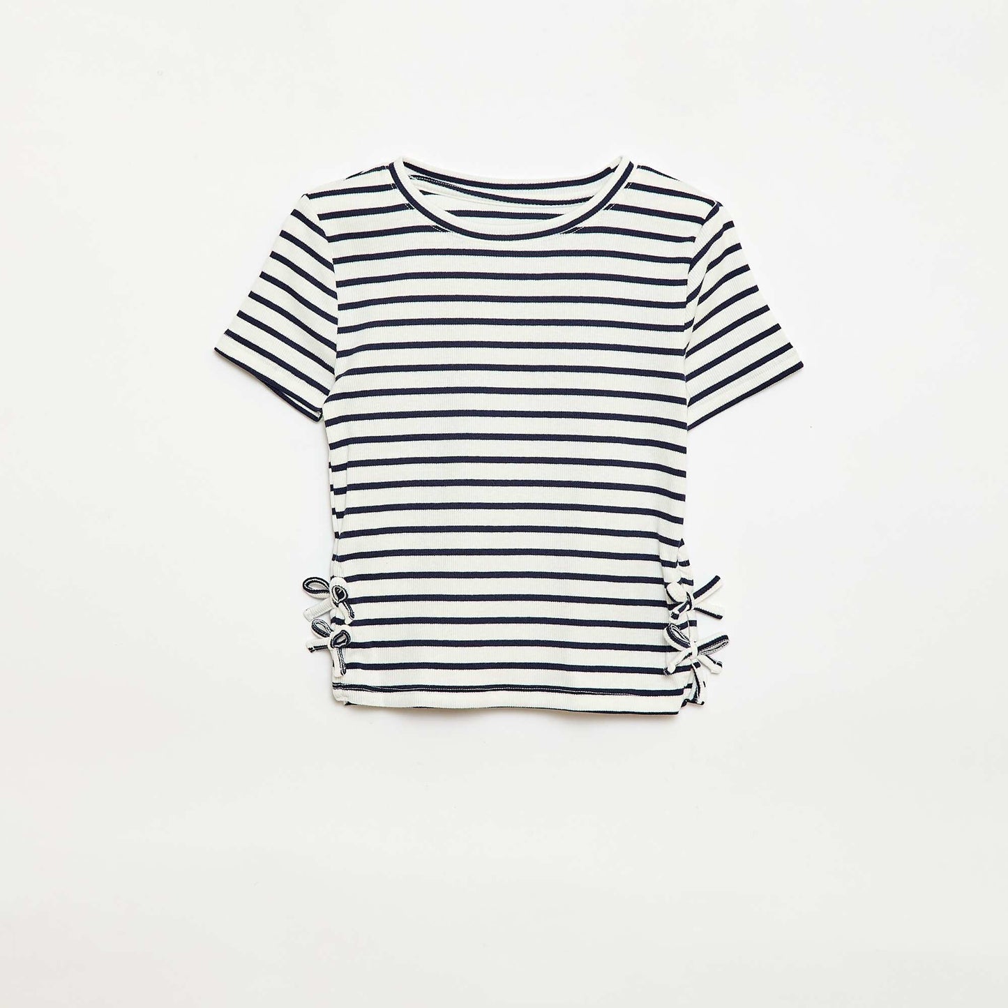 Camiseta lisa con nudos originales AZUL