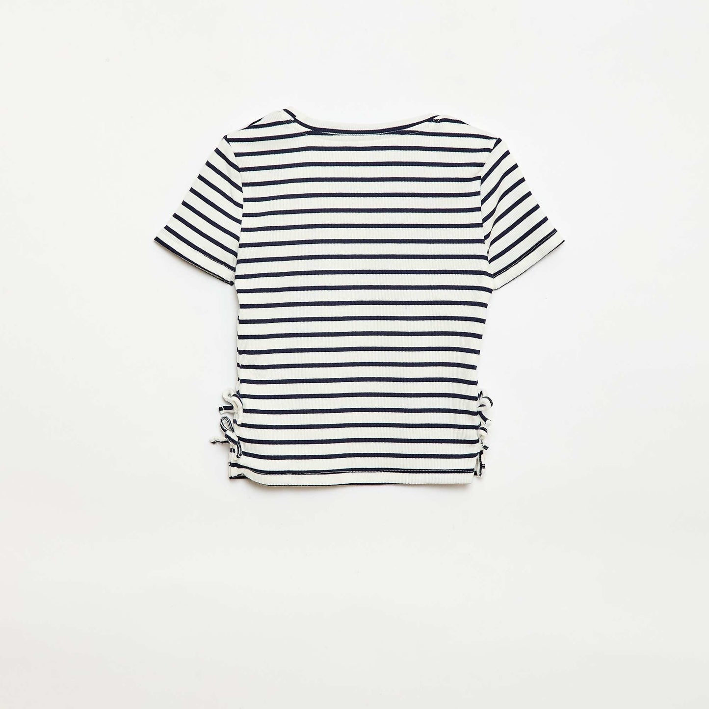 Camiseta lisa con nudos originales AZUL