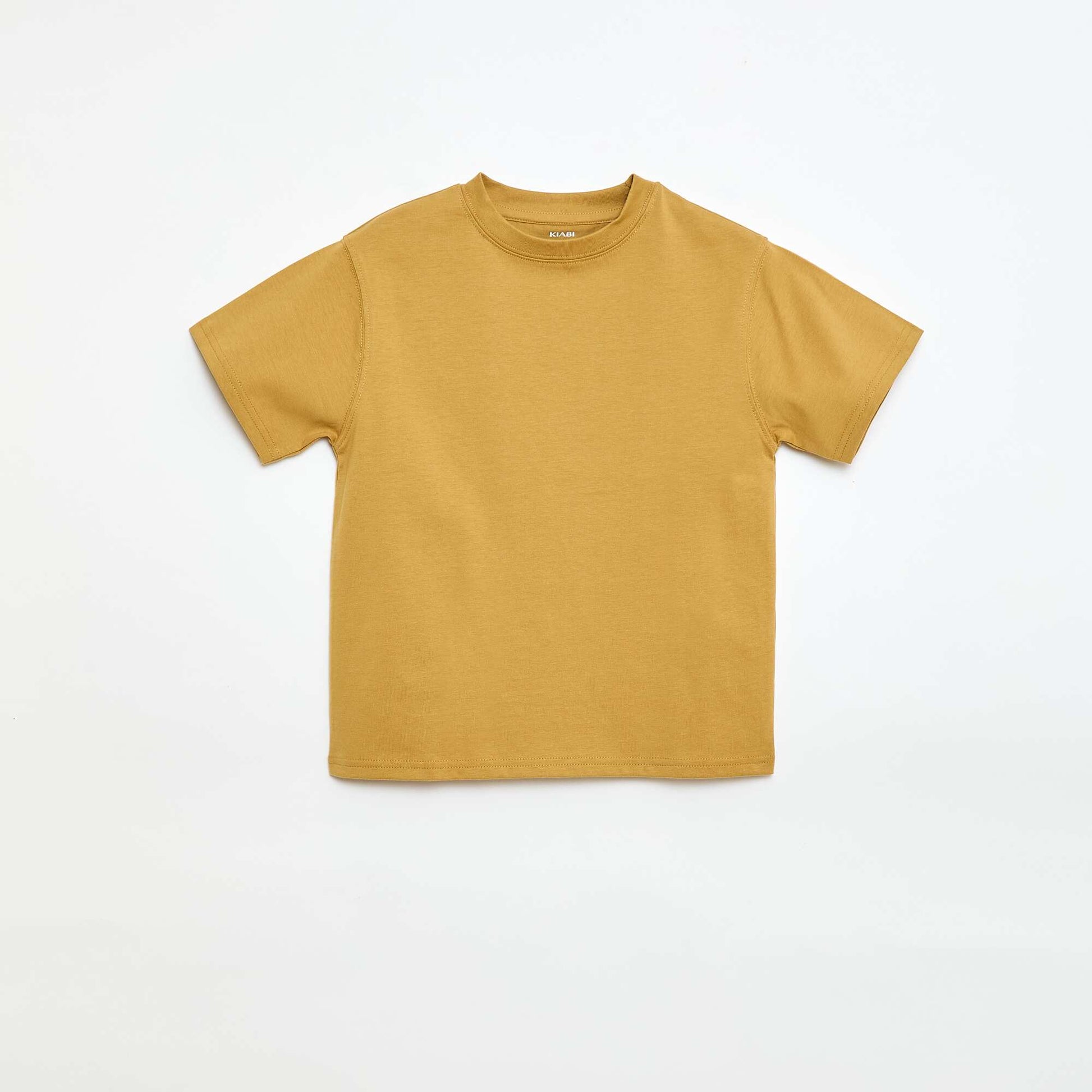 Camiseta de algodón premium AMARILLO