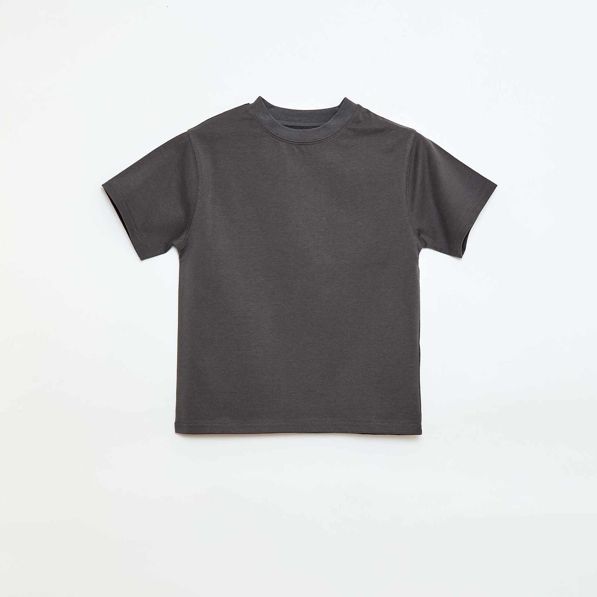 Camiseta de algodón premium GRIS