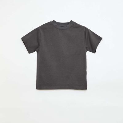 Camiseta de algodón premium GRIS