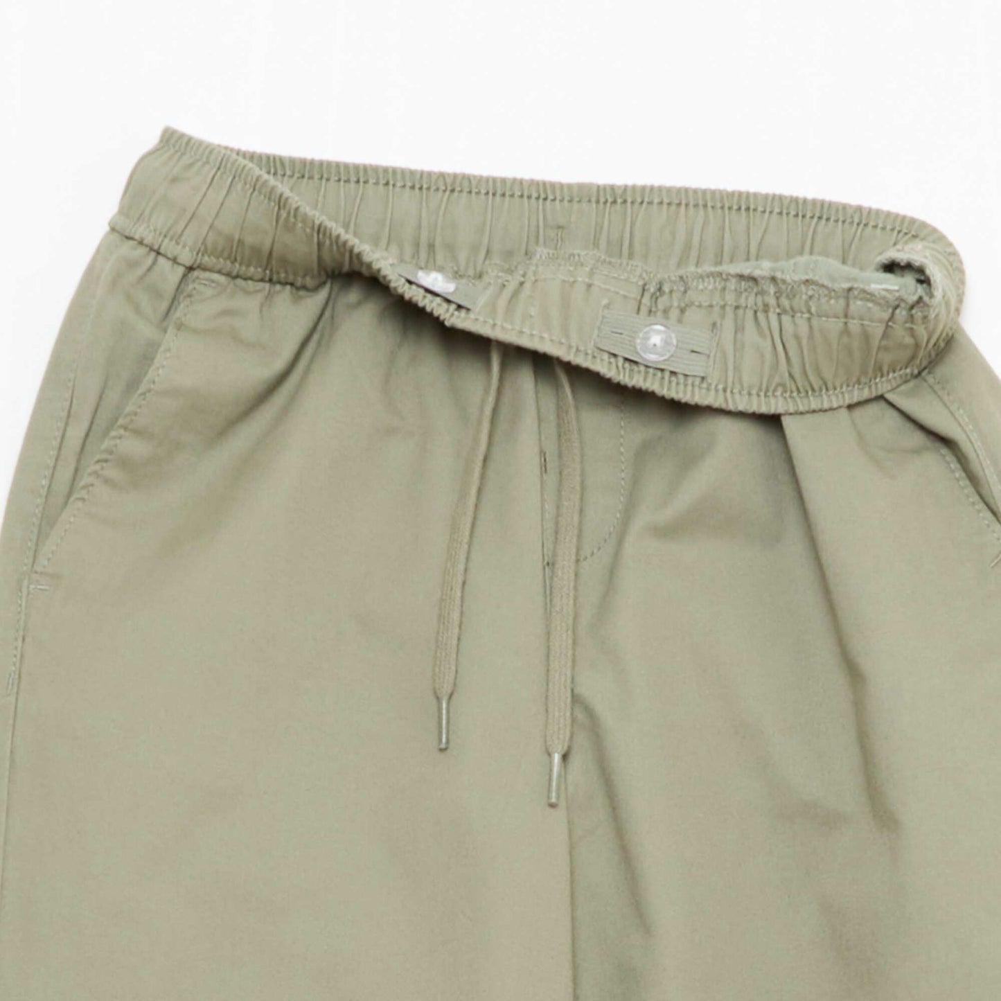 Jogpant liso con dobladillos VERDE