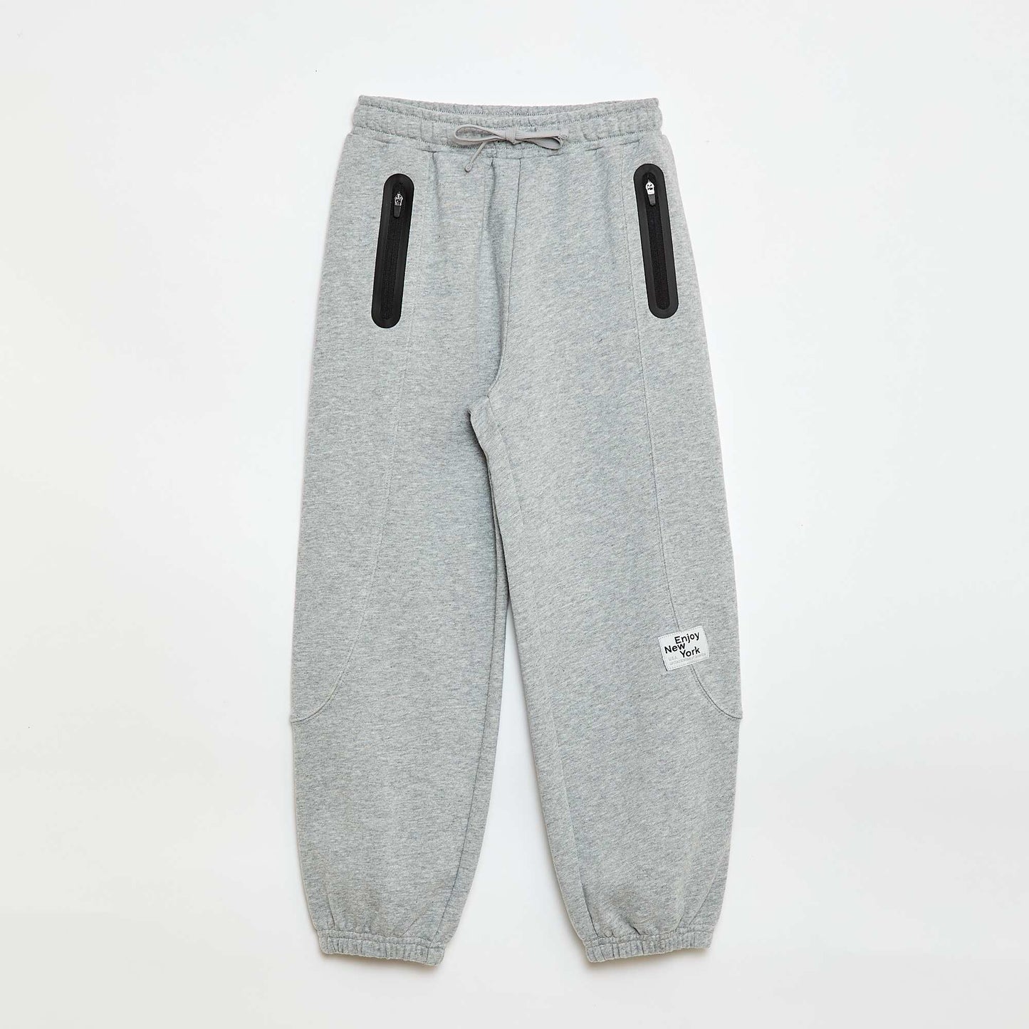 Pantalón de jogging deportivo en felpa ligera BEIGE