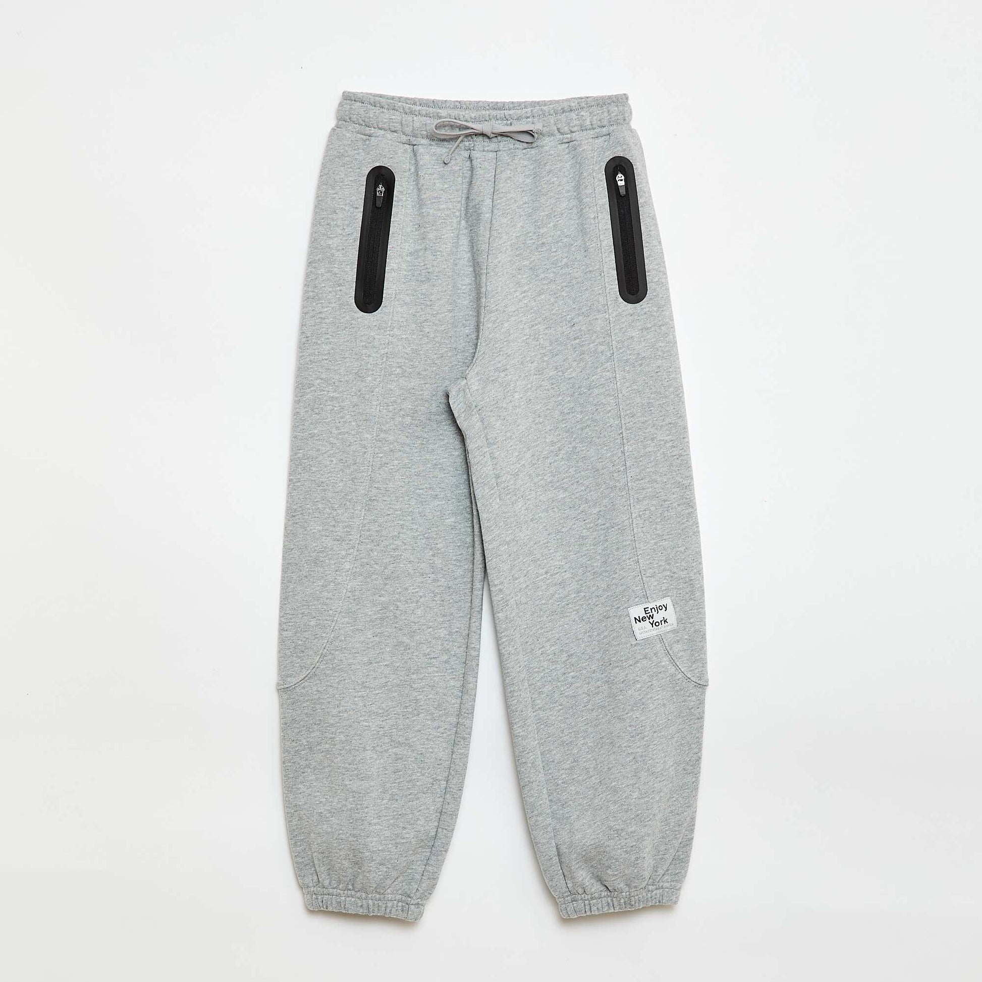 Pantalón de jogging deportivo en felpa ligera BEIGE
