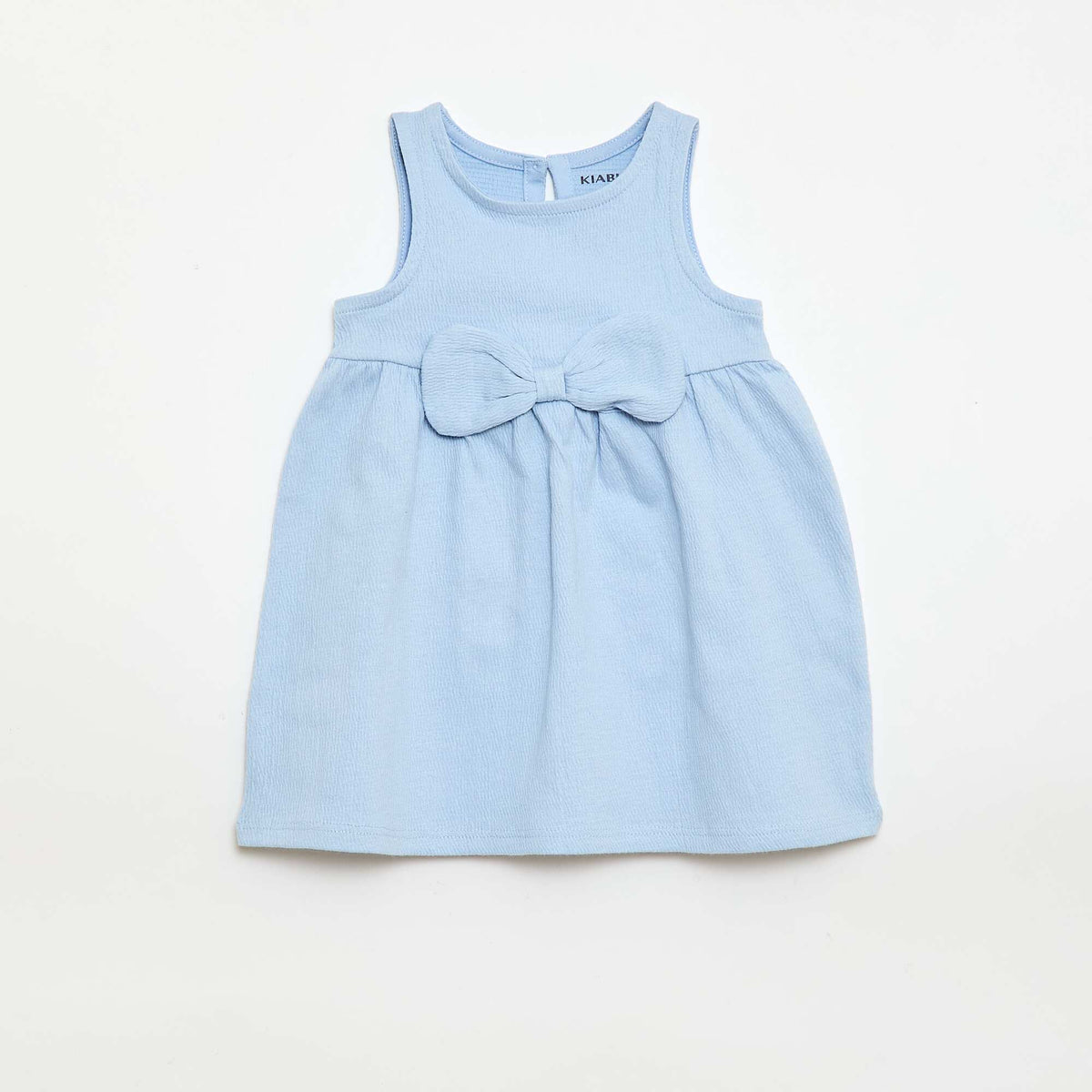 Pack de 2 vestidos con lazo de fantasía BLANCO