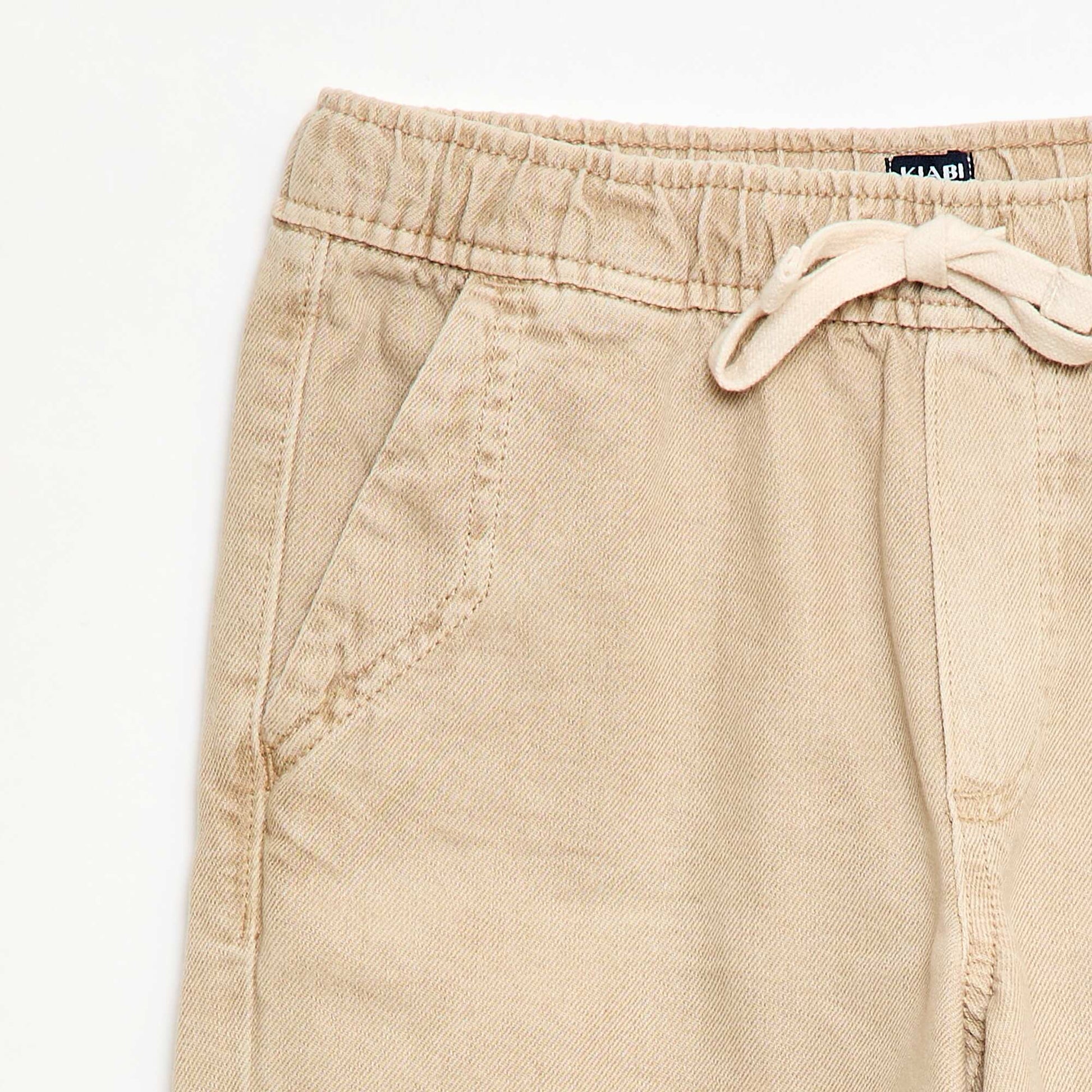 Bermuda de sarga BEIGE