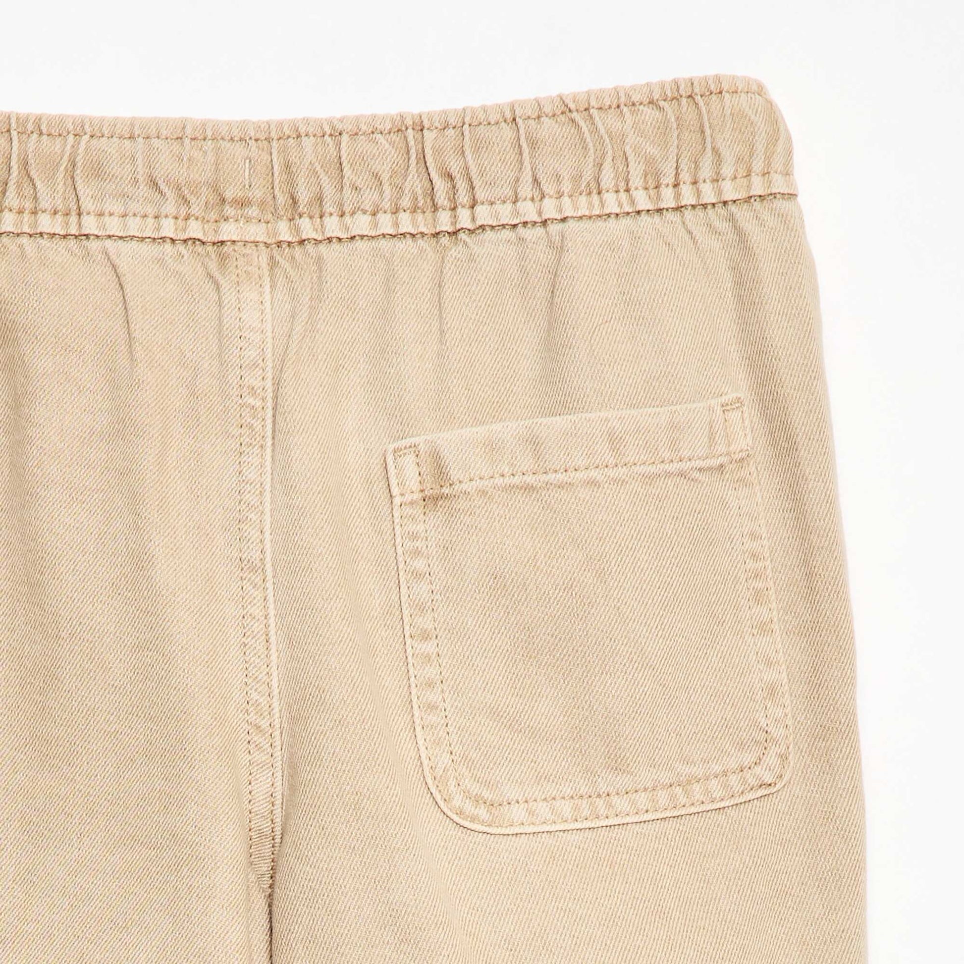 Bermuda de sarga BEIGE